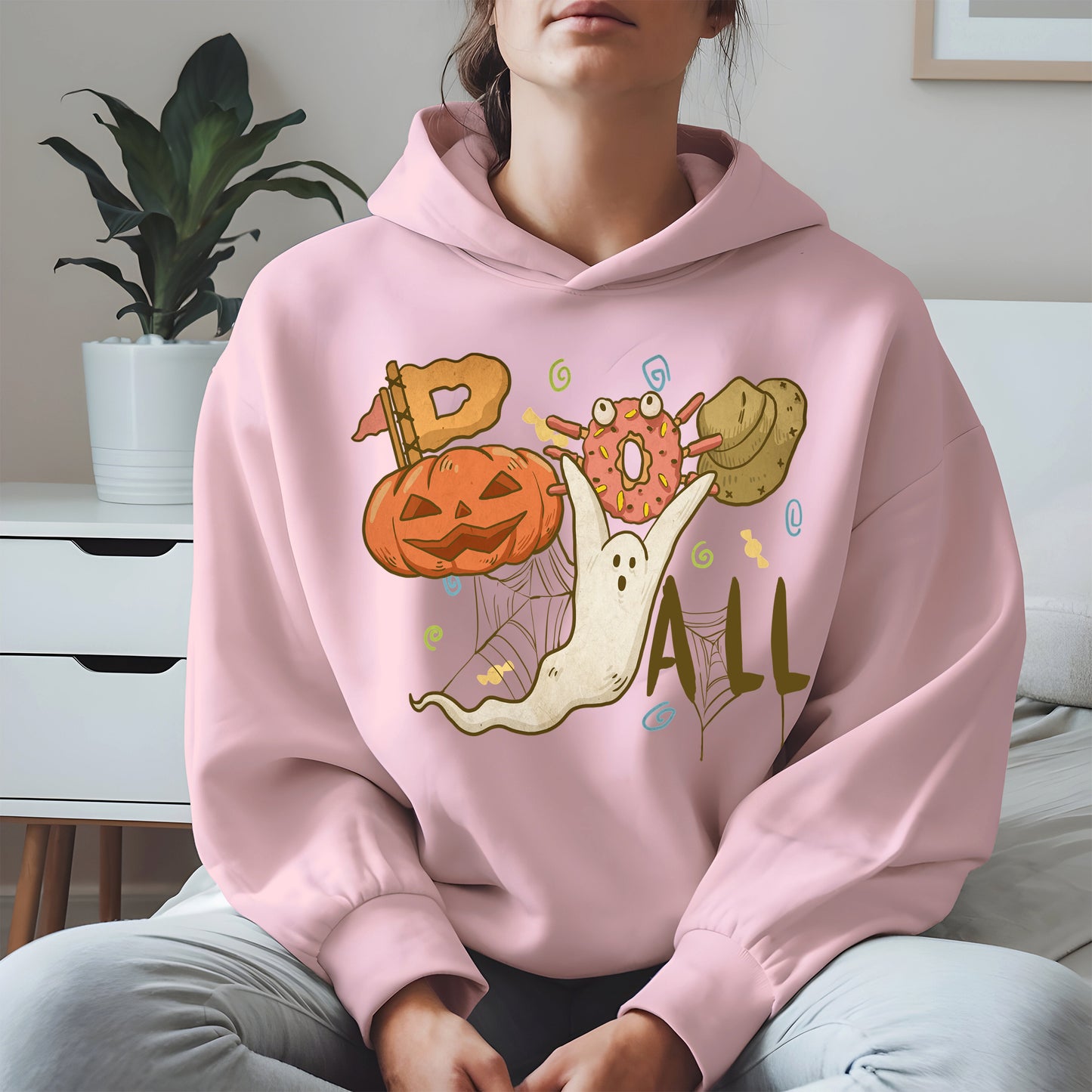 Boo Yall Cute Halloween Fall Tee