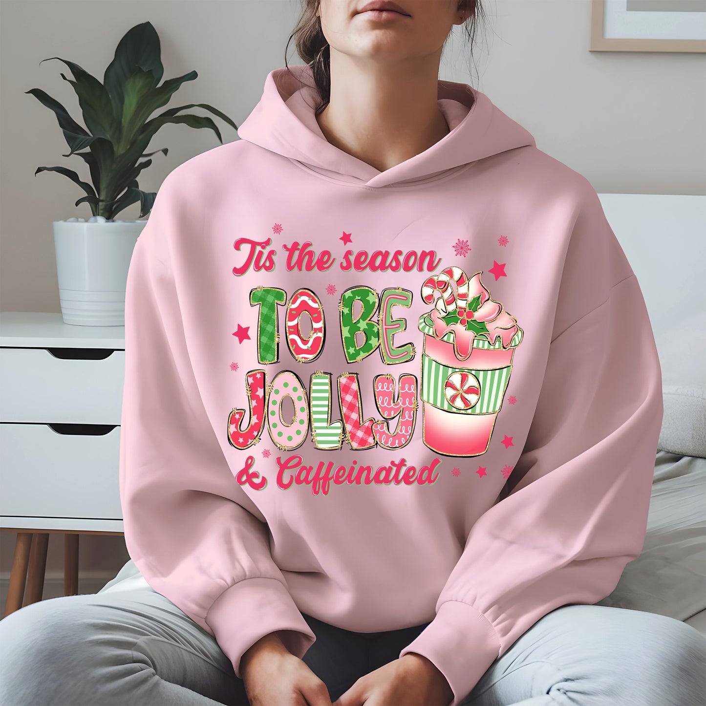 Tis the Season to Be Jolly and Caffeinated Shirt