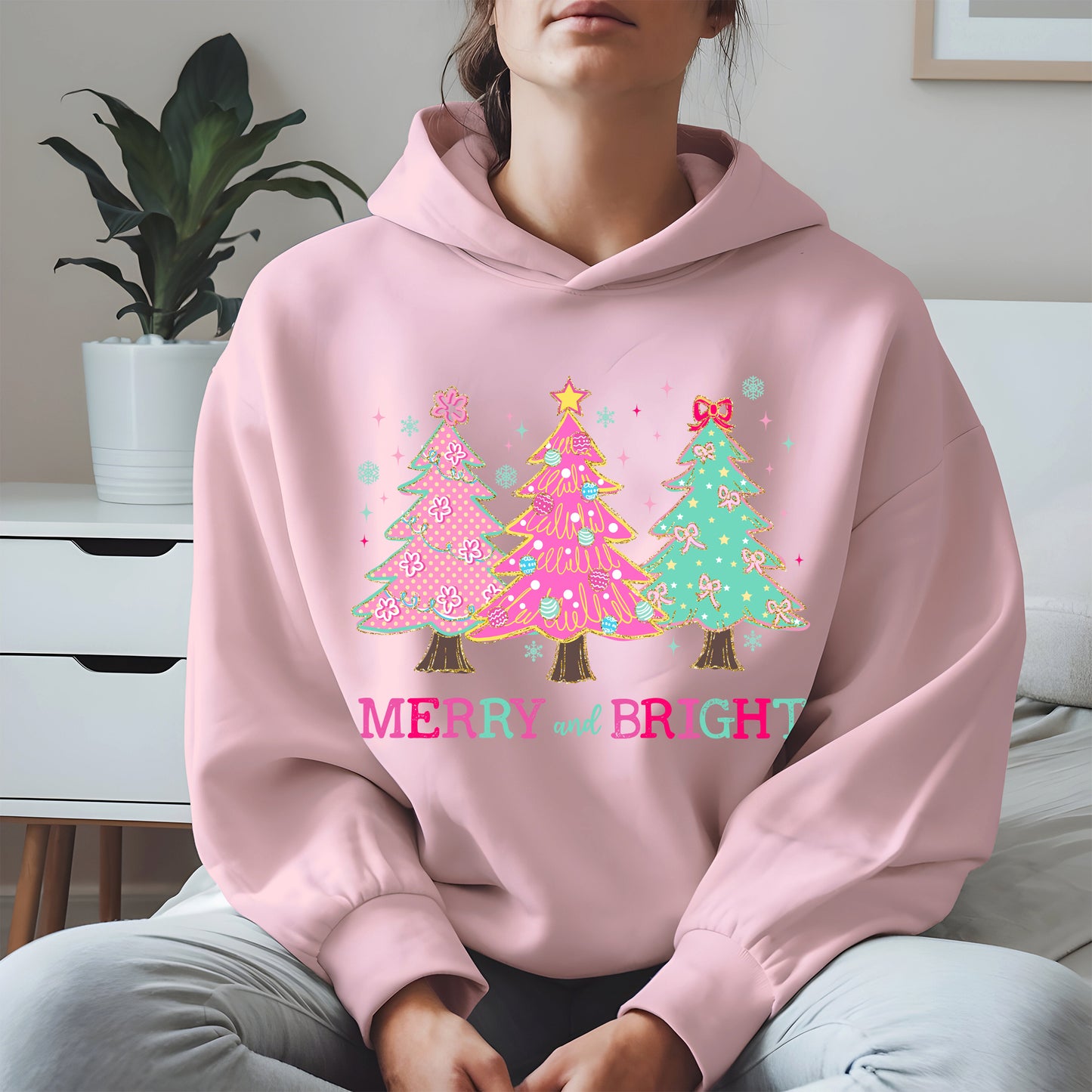 Merry and Bright Christmas Tree Shirt