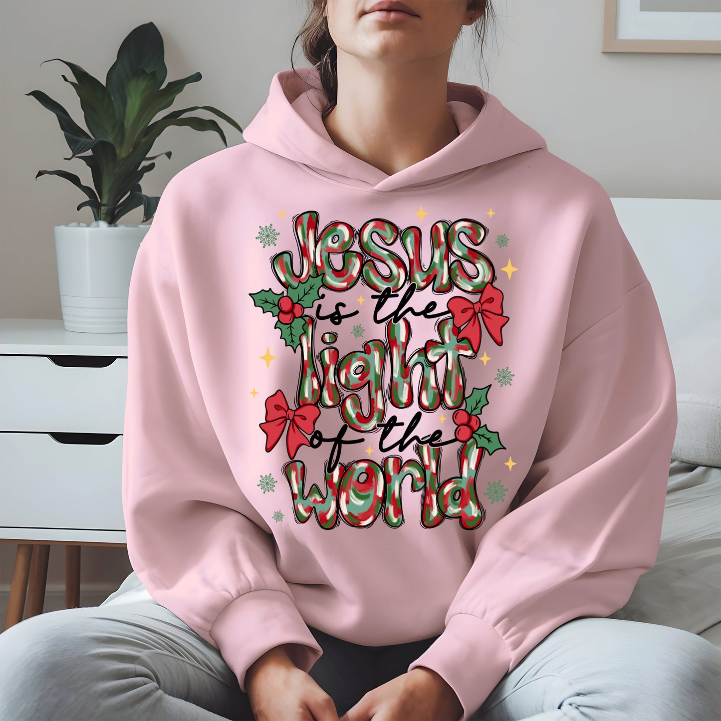 Jesus Light of the World Christmas Shirt