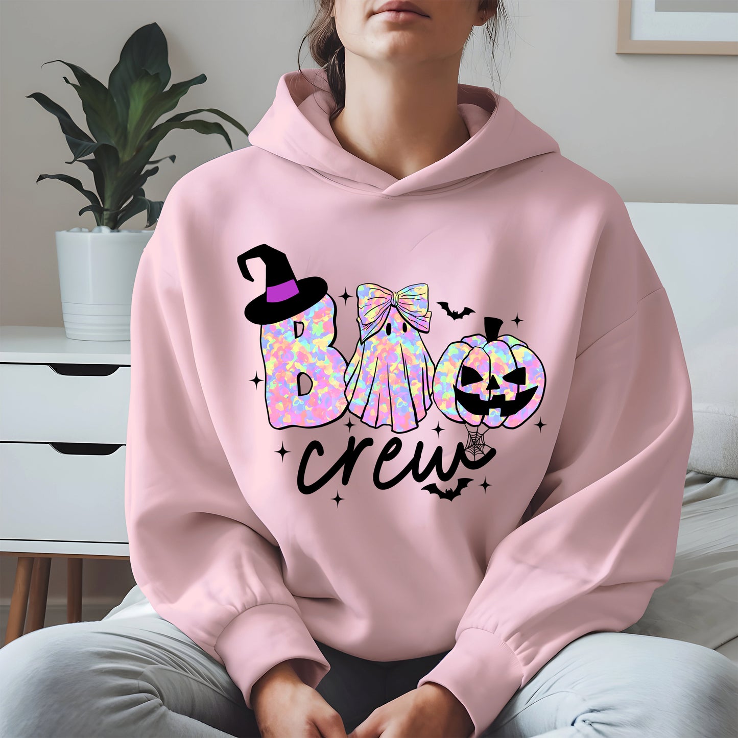 Boo Crew halloween shirt and hoodie