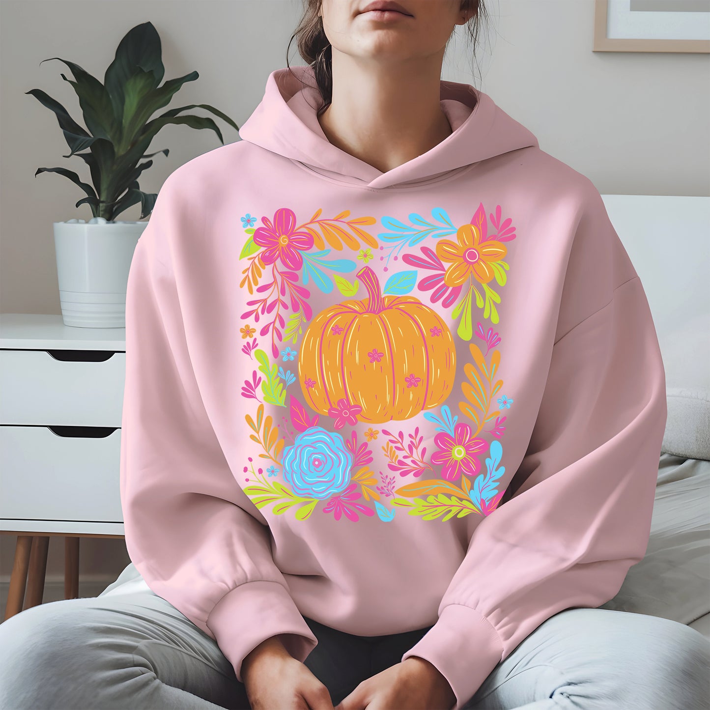 Neon Pumpkin halloween shirt