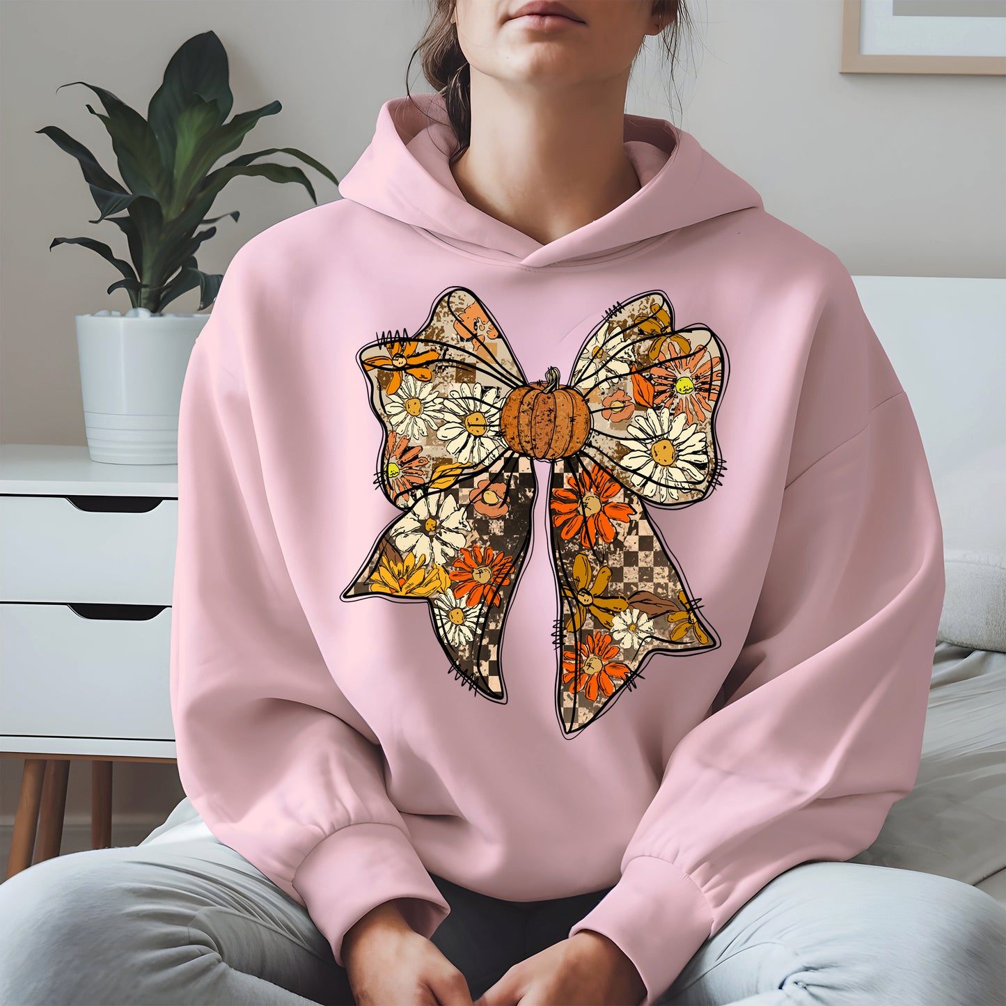 Floral Halloween Coquette Bow shirt