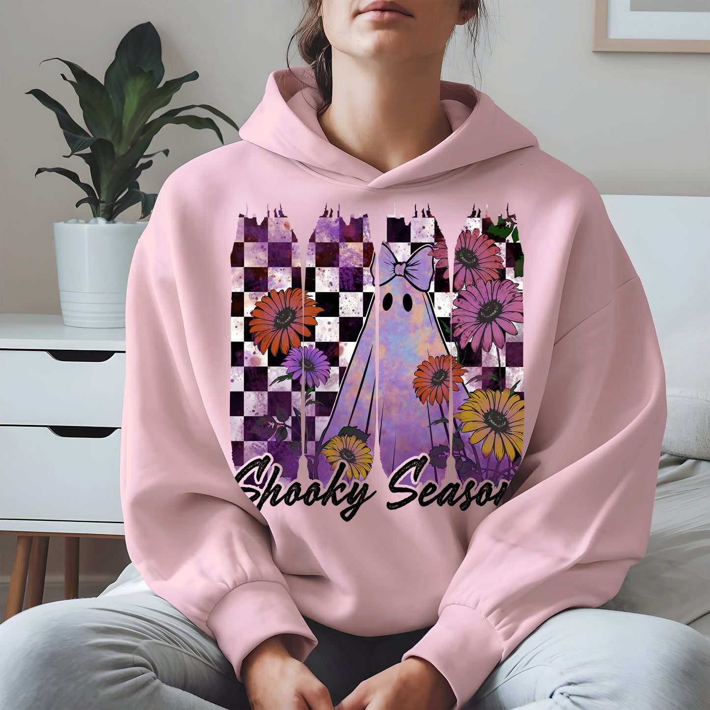Floral Ghost Halloween shirt