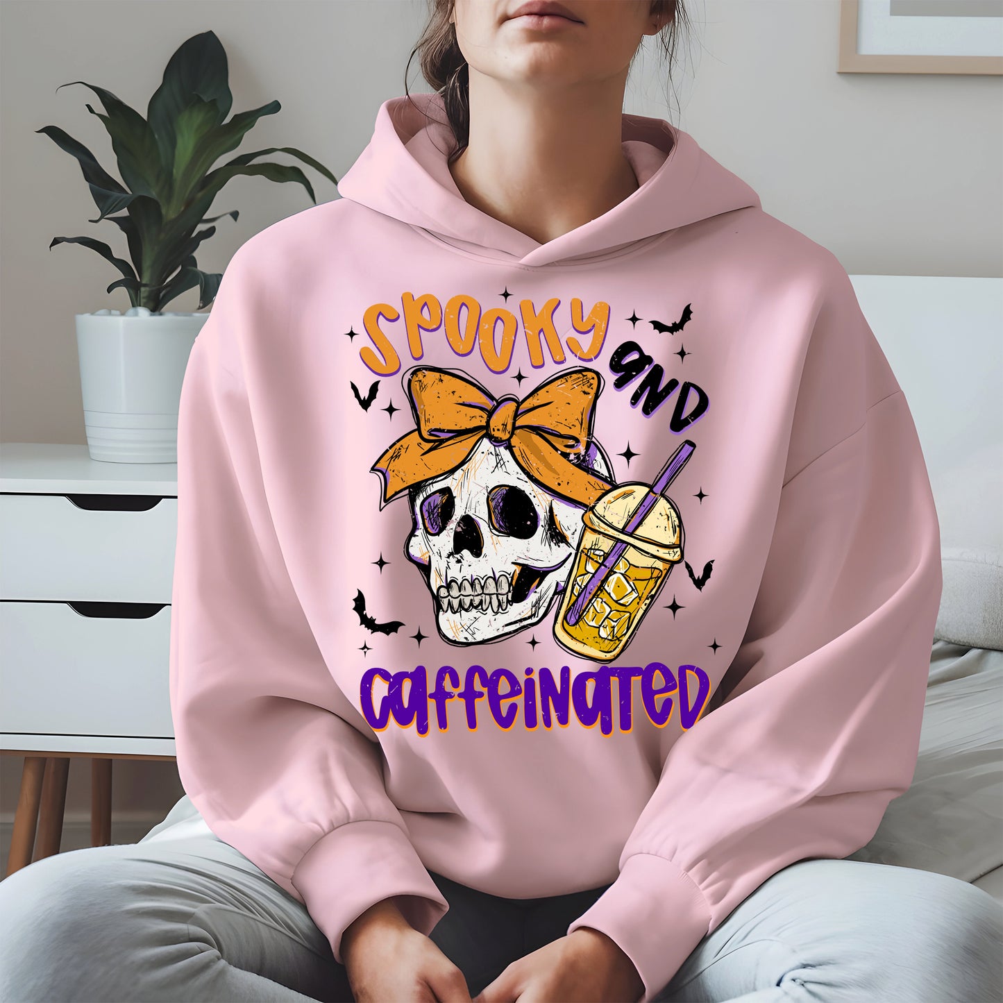 Spooky and Caffeinated halloween shirt