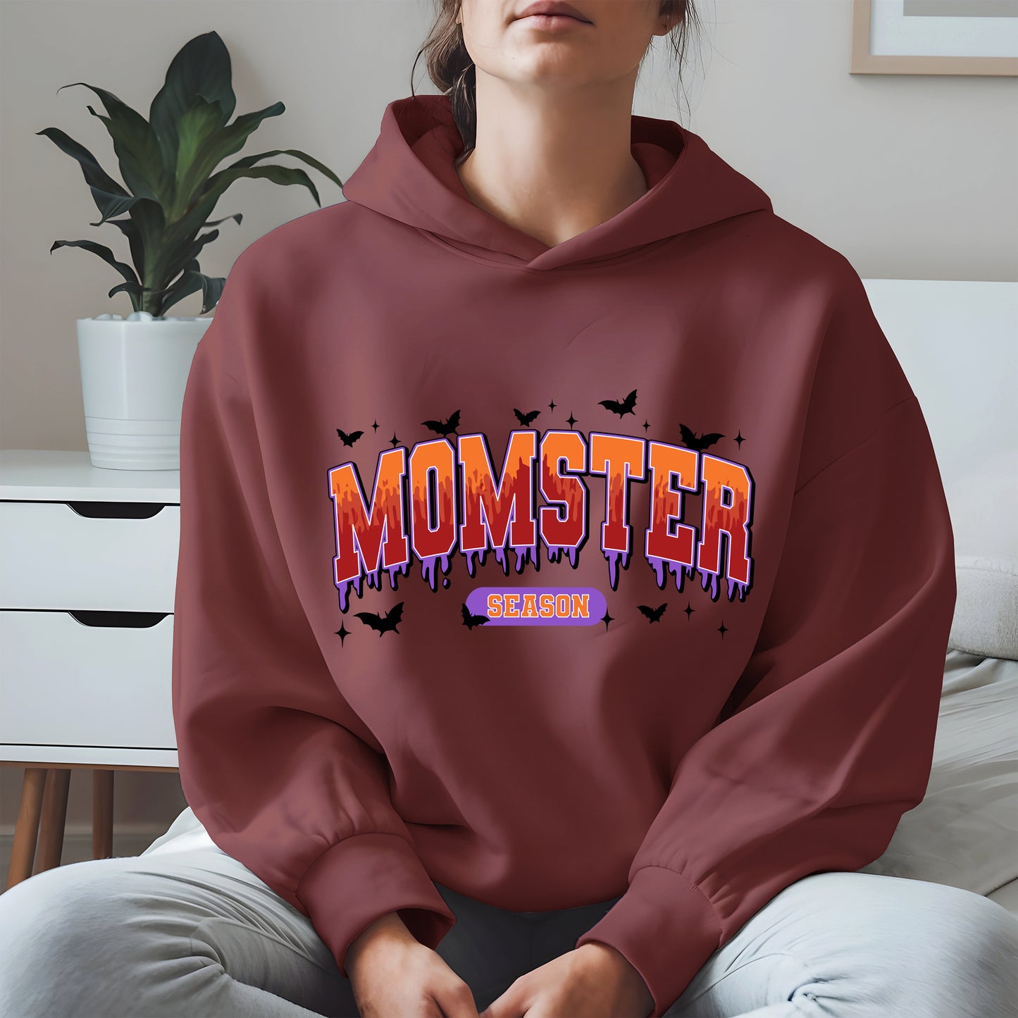 Momster Season Shirt Hoodie Sweatshirt for Halloween Moms