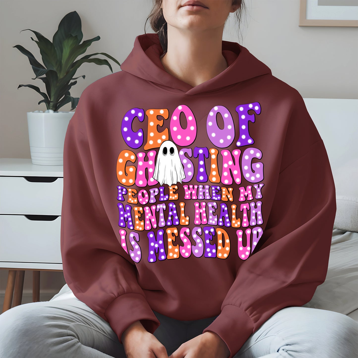 CEO of Ghosting Mental Health Shirt - Funny Ghost Tee