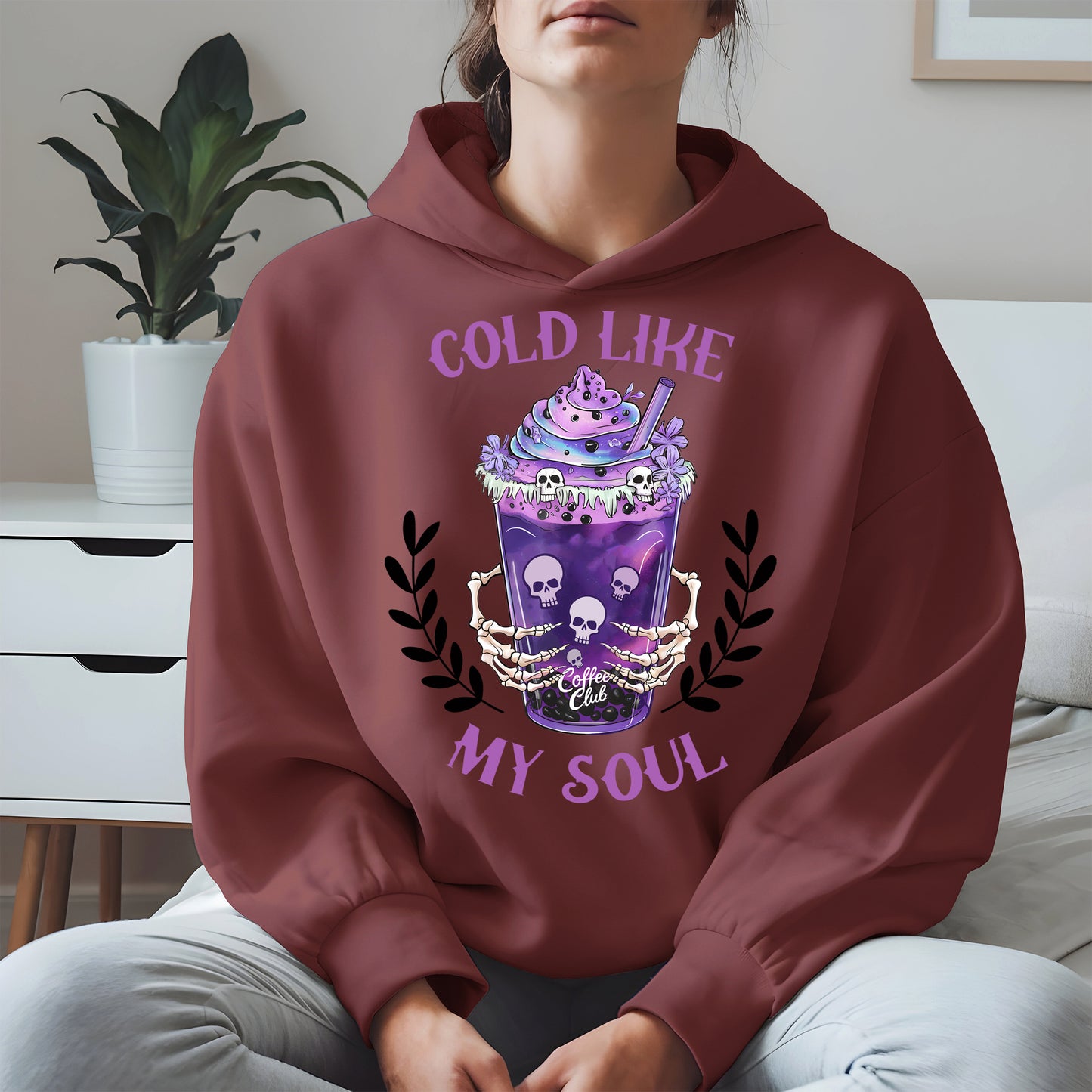 Cold Like My Soul Iced Coffee Halloween Shirt