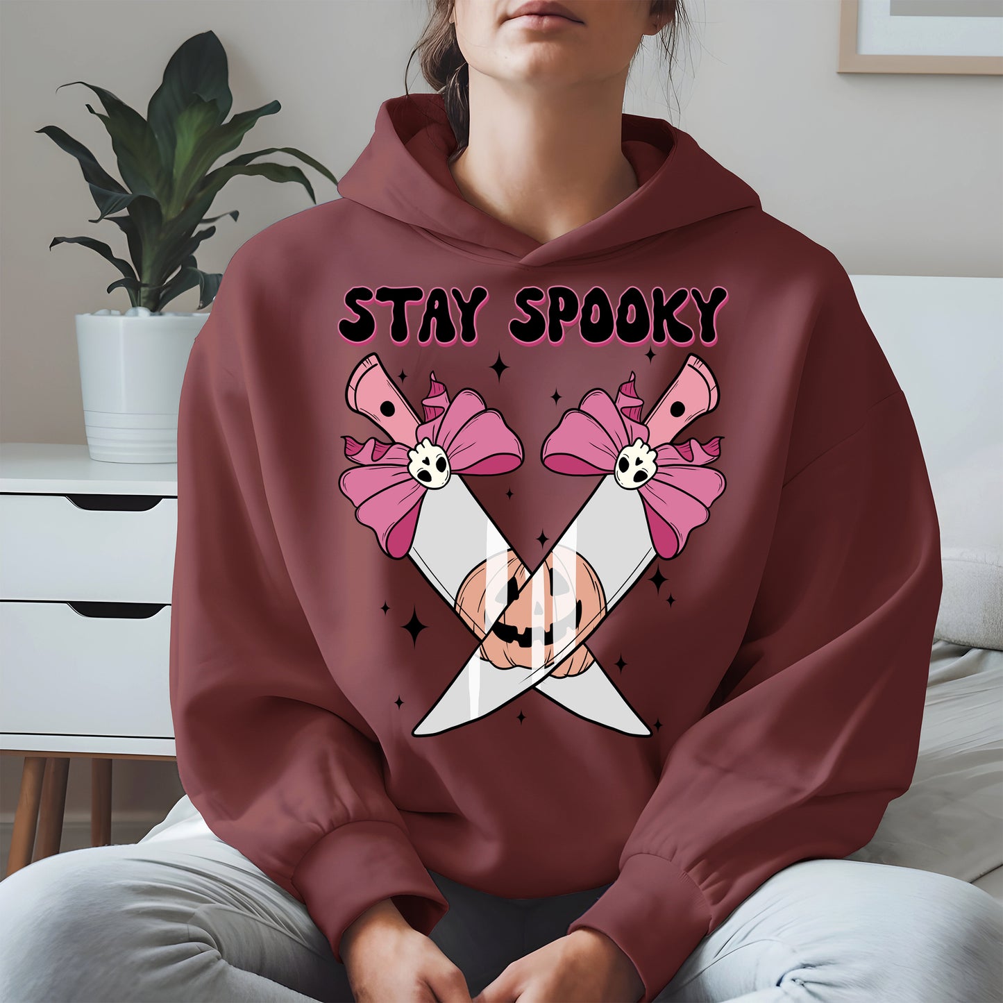 Stay Spooky Knife Halloween Shirt