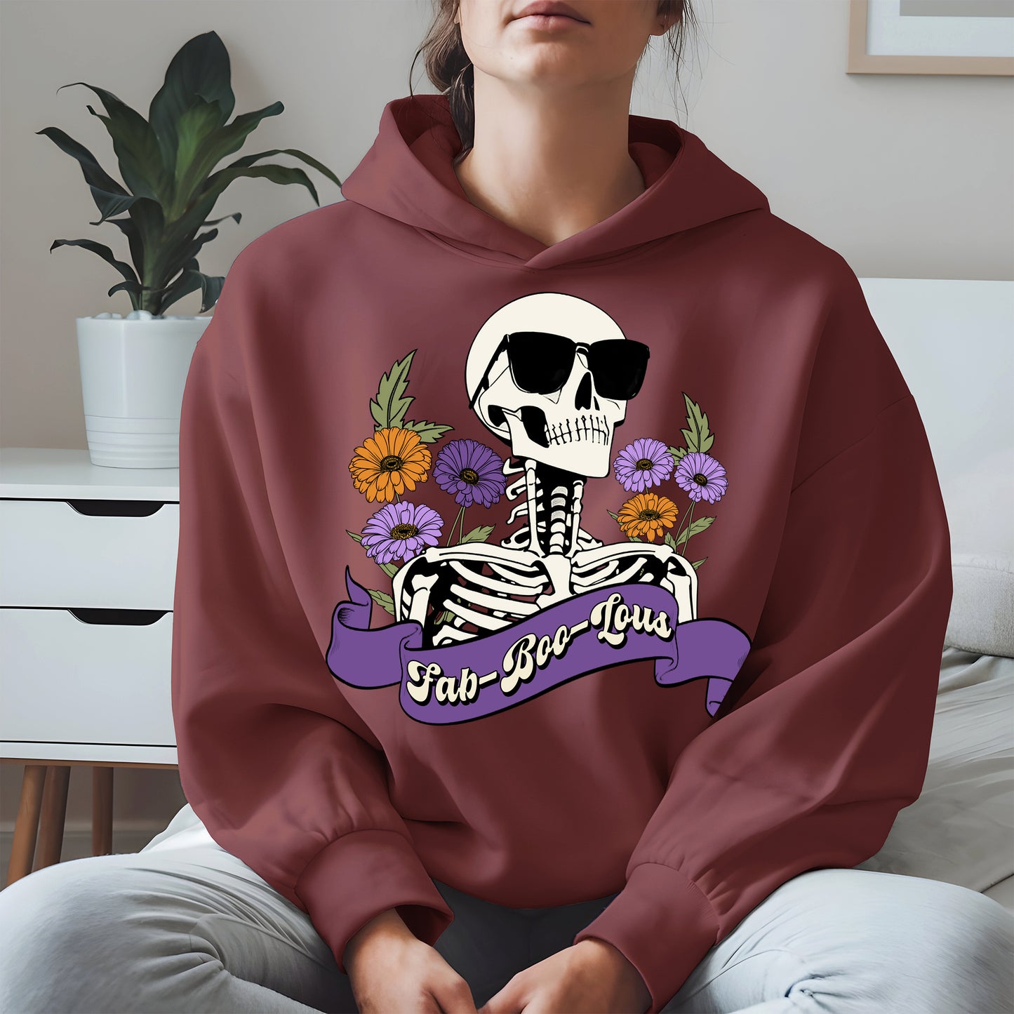 Fab-Boo-Lous Skeleton Halloween Shirt