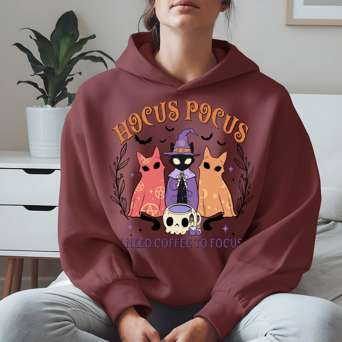 Hocus Pocus Coffee Cat Shirt