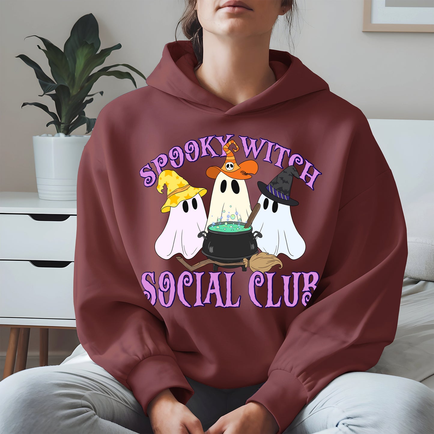 Spooky Witch Social Club Halloween Shirt
