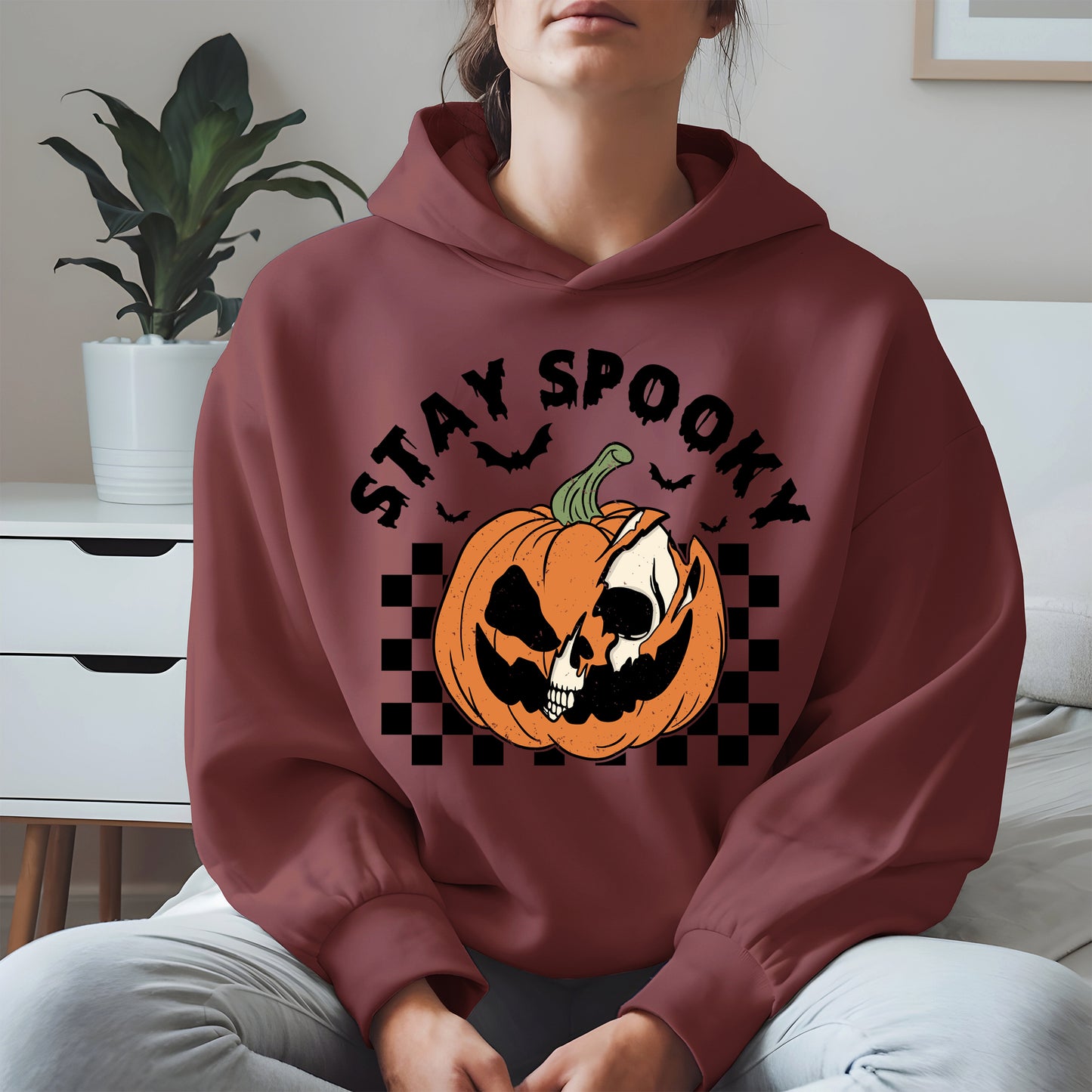 Creepy Skull Pumpkin Halloween Shirt