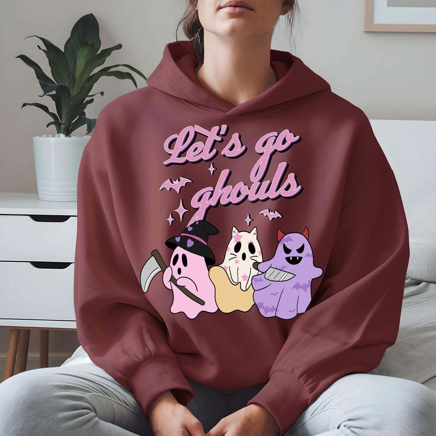 Let’s Go Ghouls Shirt Cute Halloween Ghost