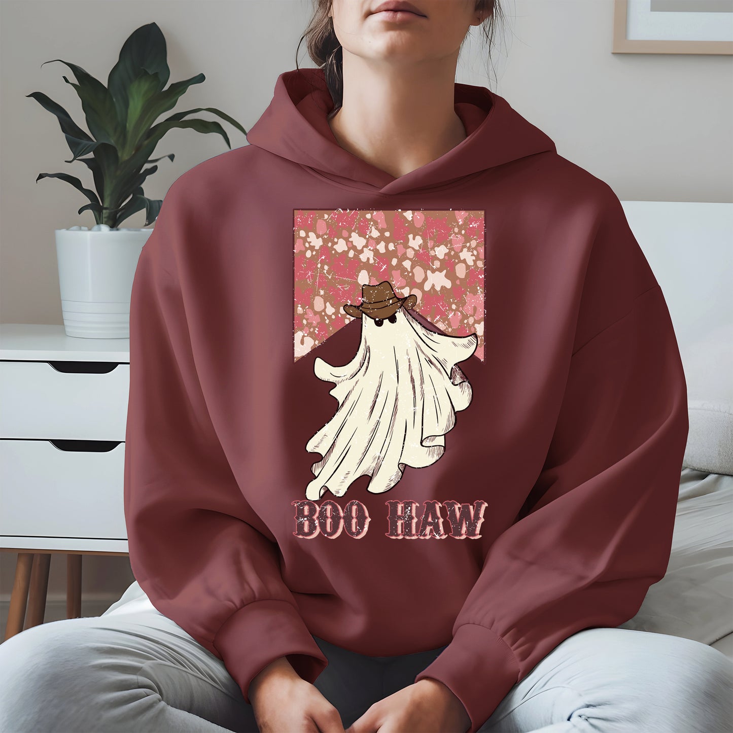 Boo Haw Western Ghost Cowgirl Tee