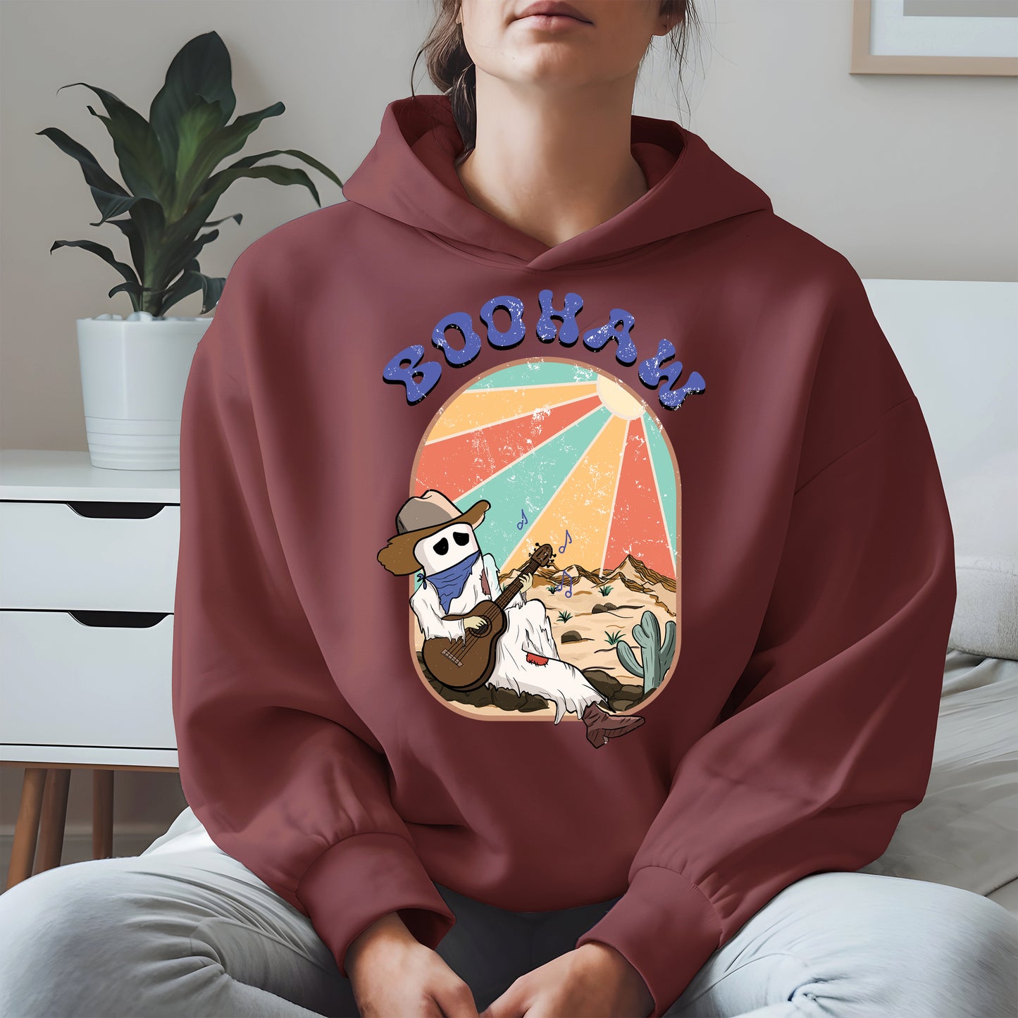 Boohaw Singing Ghost Western Tee