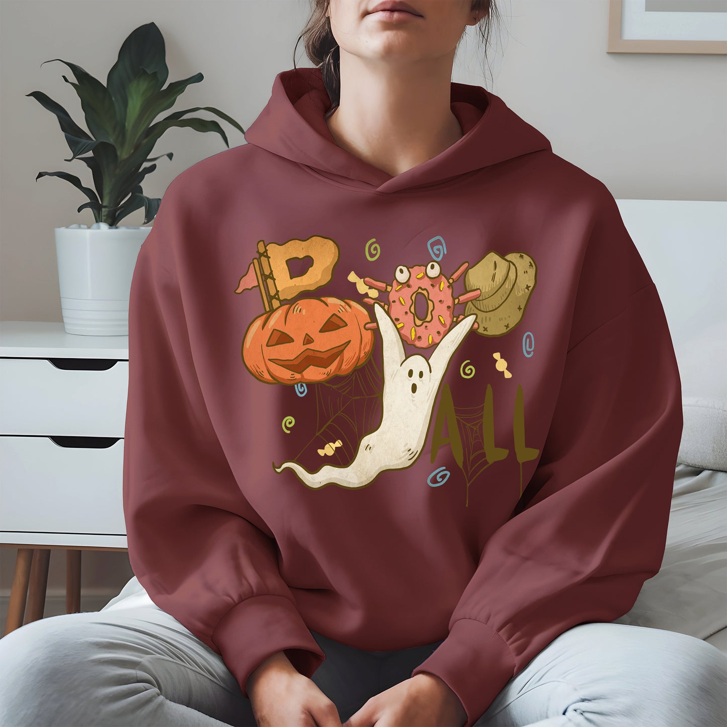 Boo Yall Cute Halloween Fall Tee