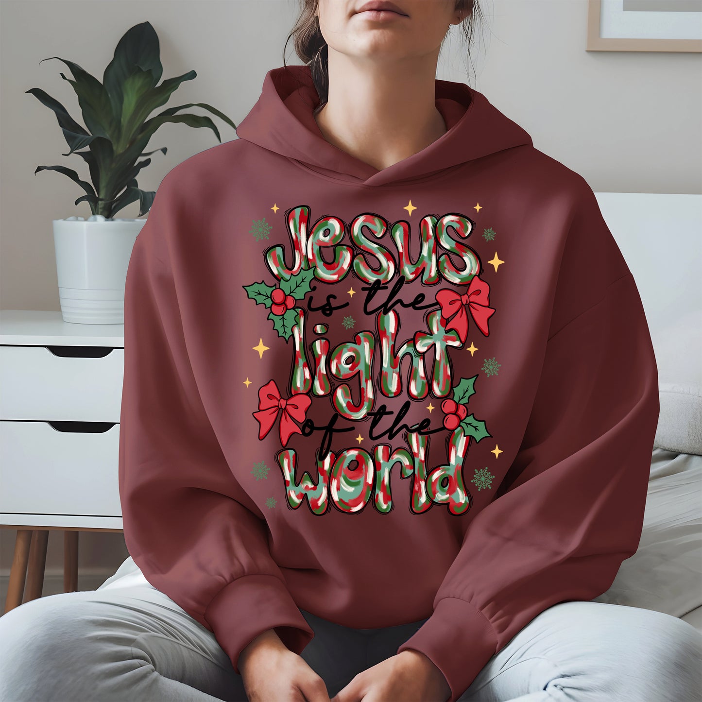 Jesus Light of the World Christmas Shirt