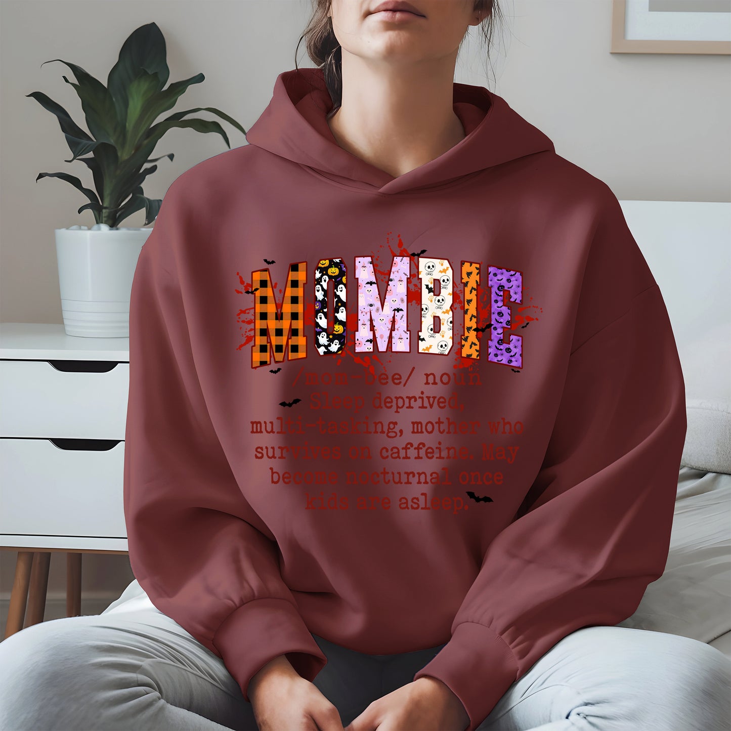 MOMBIE Halloween shirt and hoodie