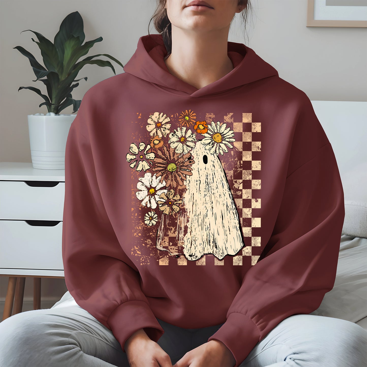 Ghost Floral halloween shirt