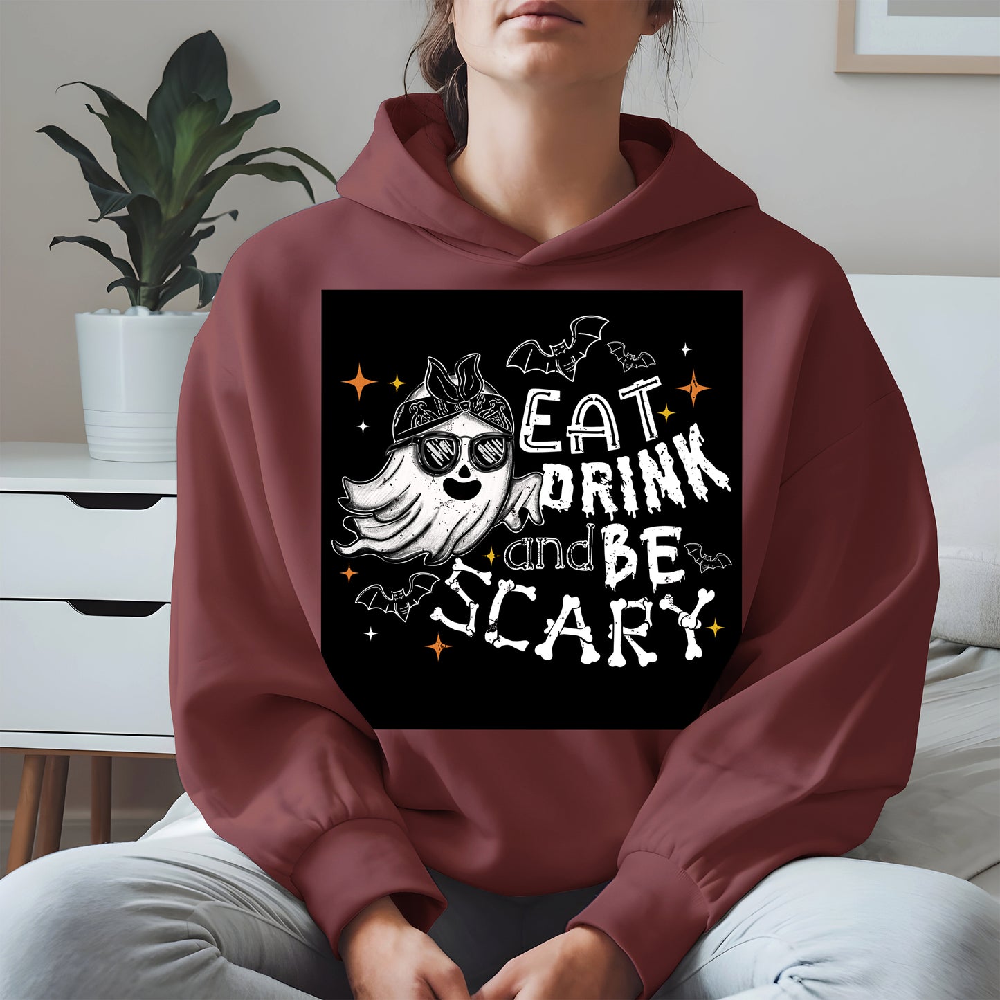 Eat Drink and Be Scary halloween shirt