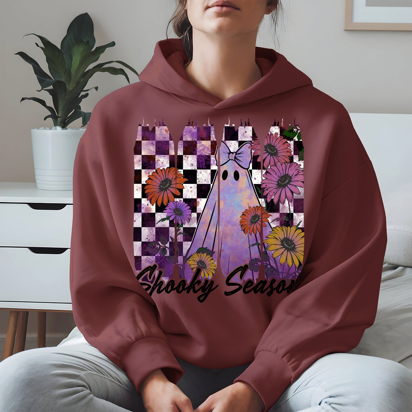 Floral Ghost Halloween shirt