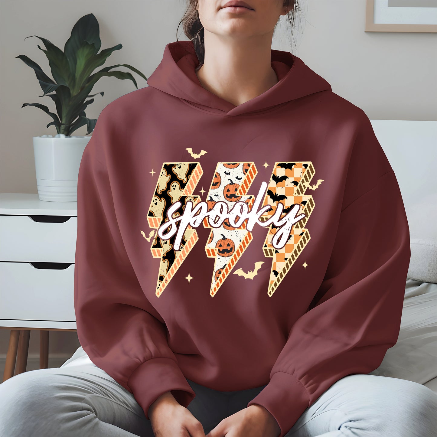 Spooky Lightning Bolt Halloween shirt