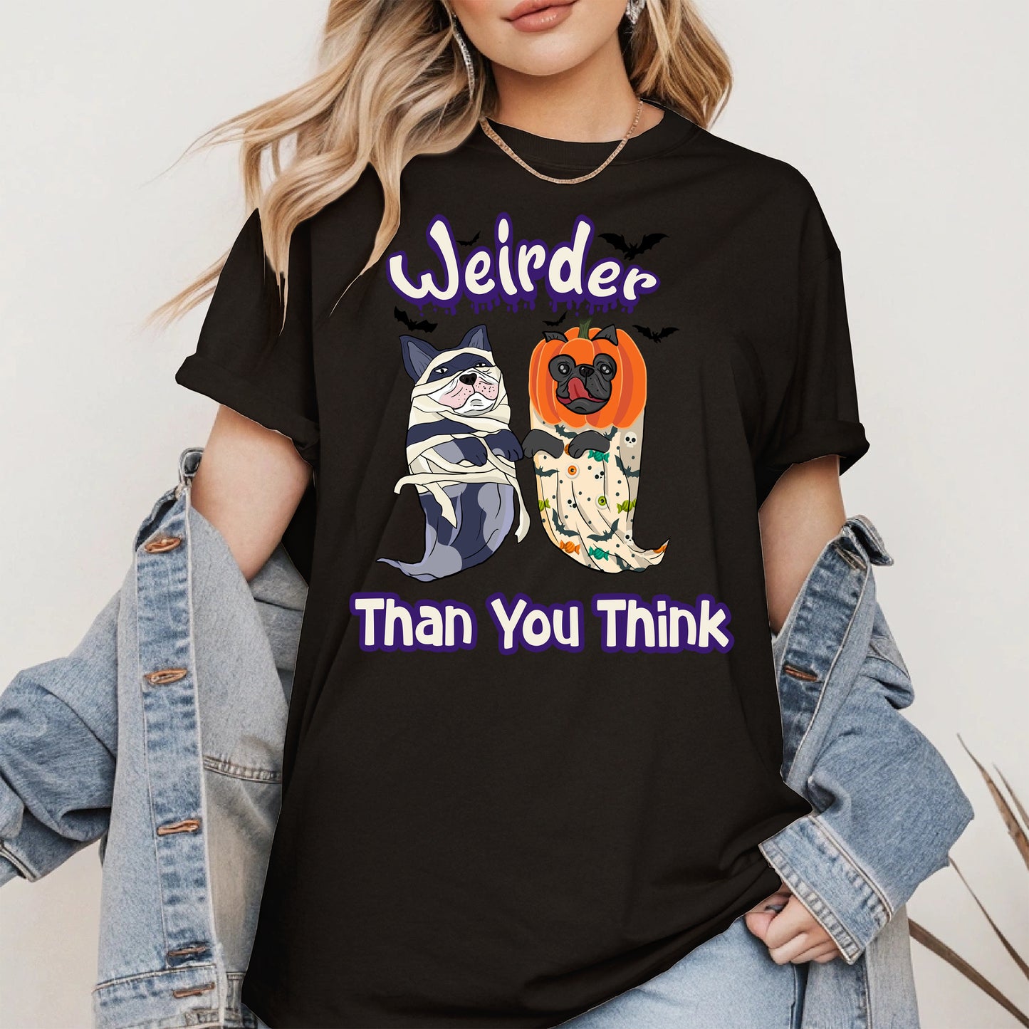 Weirder Than You Think Dog Ghost Tee
