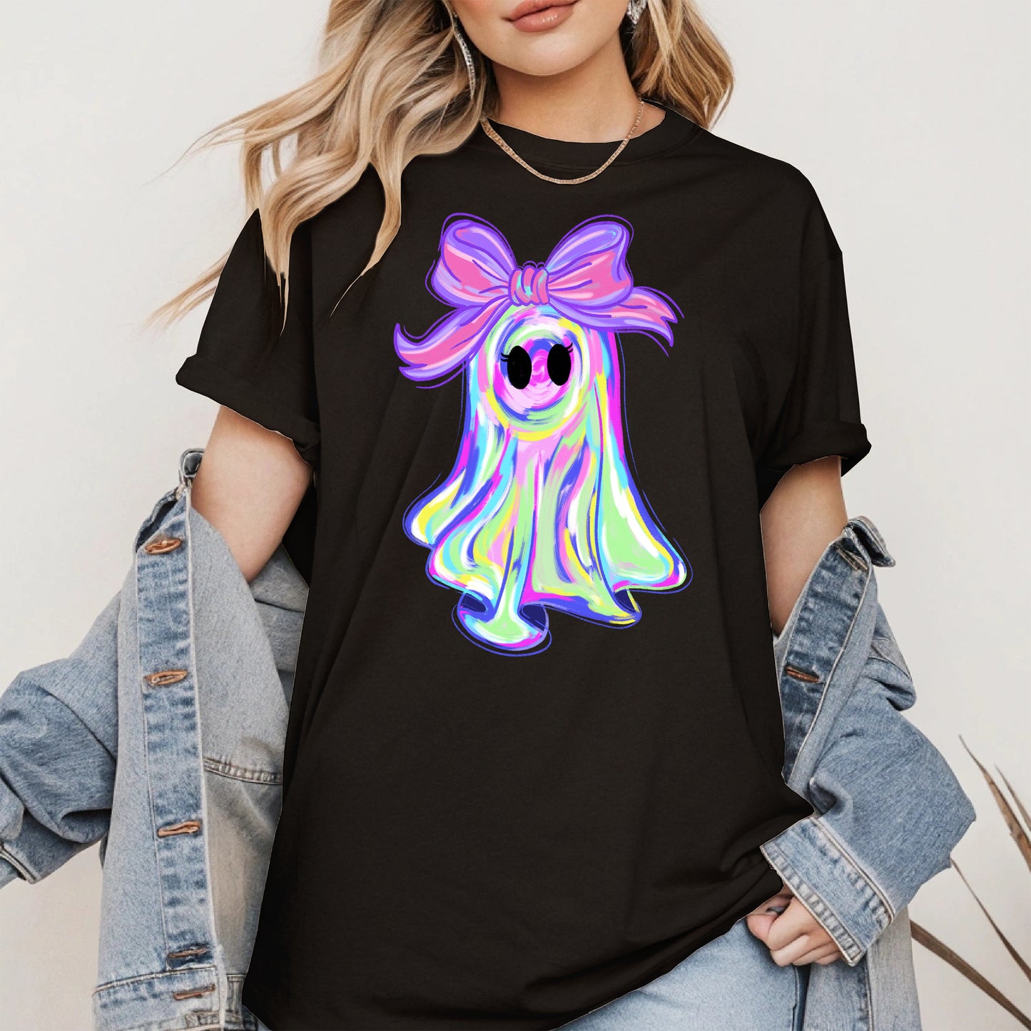 Pastel Ghost Shirt Hoodie Sweatshirt for Halloween Vibes