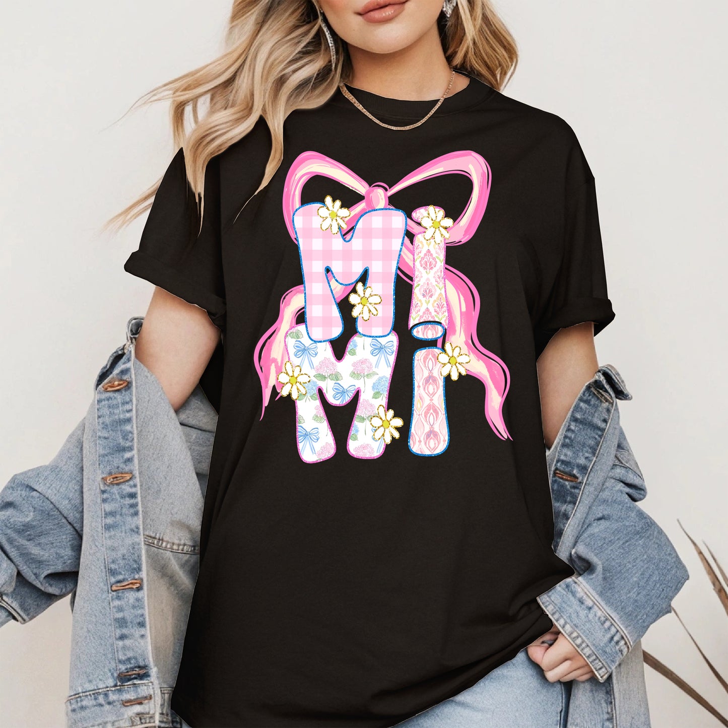 Cute MIMI Shirt Mother Tee Hoodie Sweatshirt Gift for Grandma