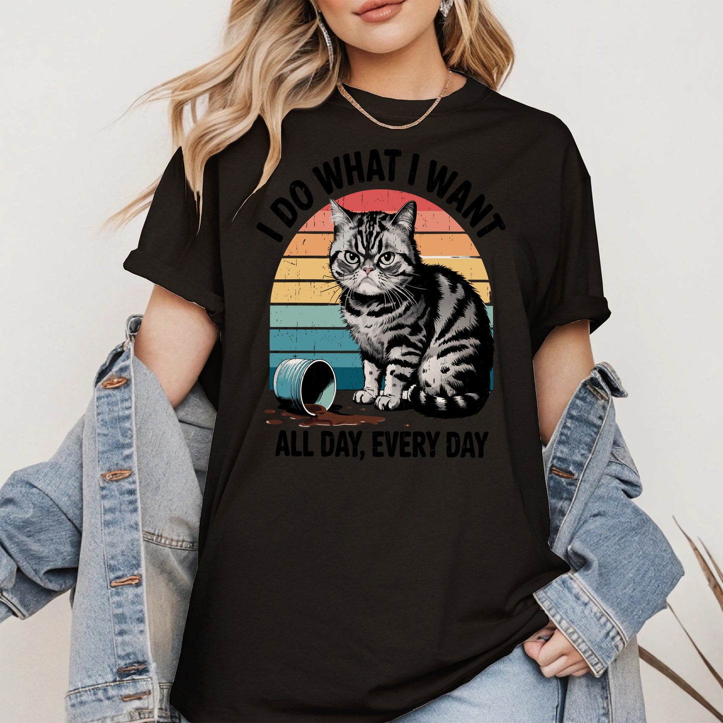 I Do What I Want Angry Cat Shirt Hoodie Sweatshirt