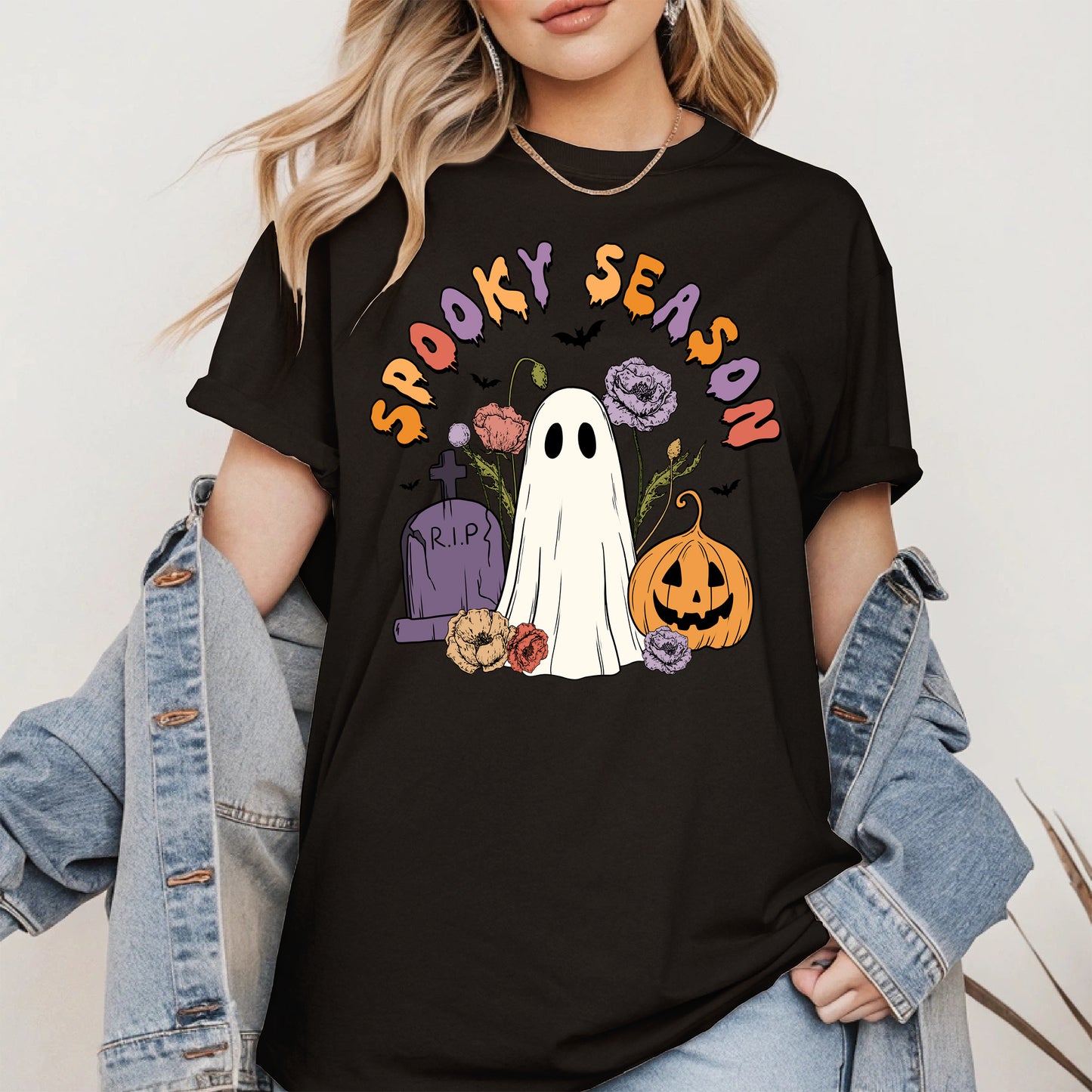 Spooky Season Ghost Halloween Shirt