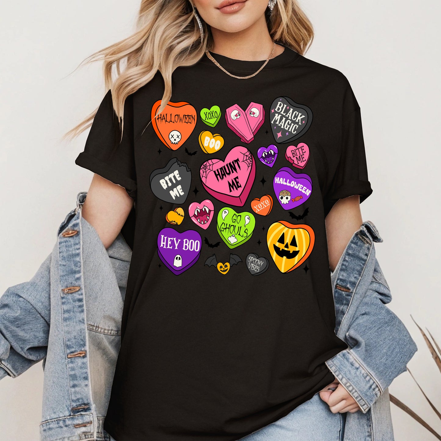 Halloween Candy Hearts Shirt