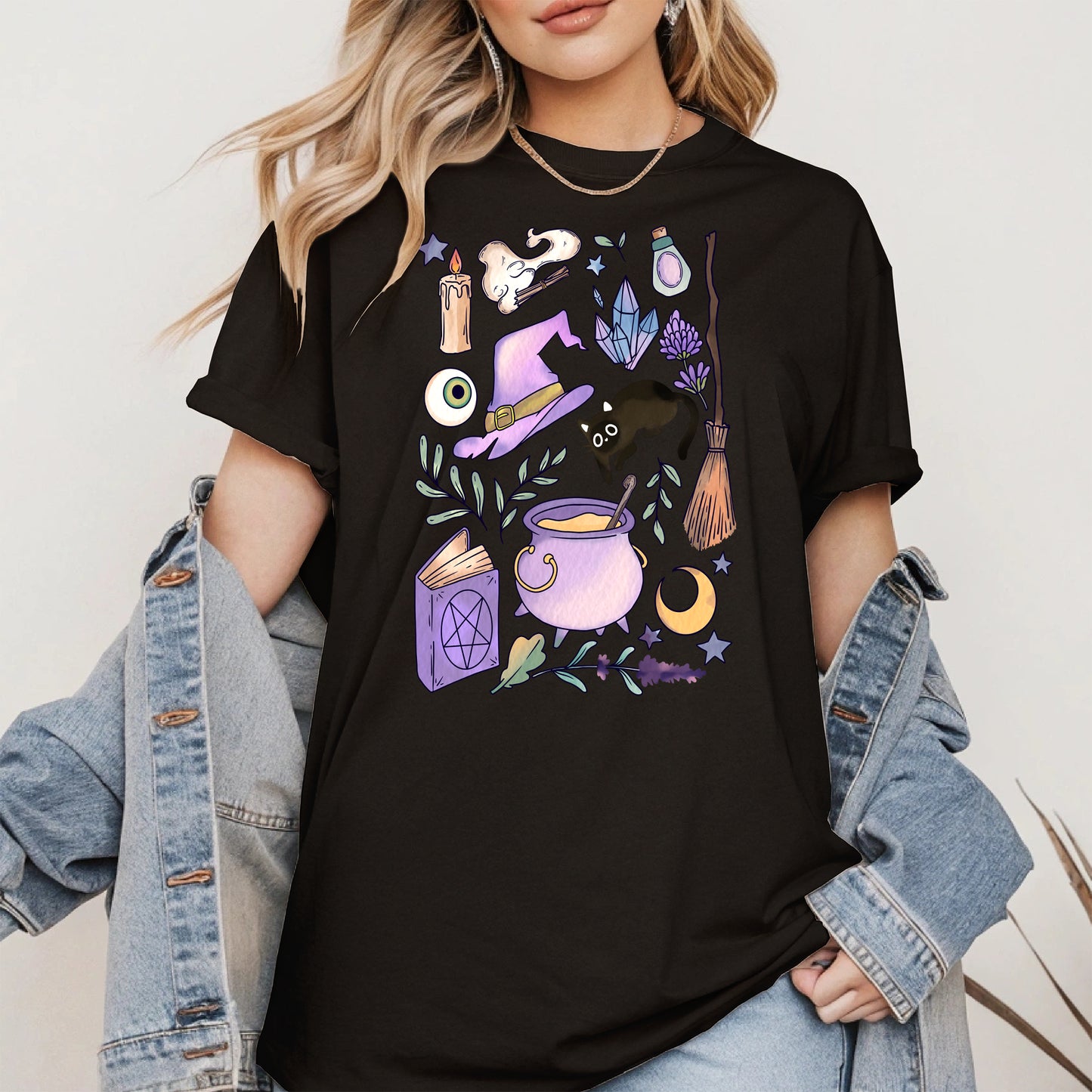Witchy Aesthetic Halloween Shirt