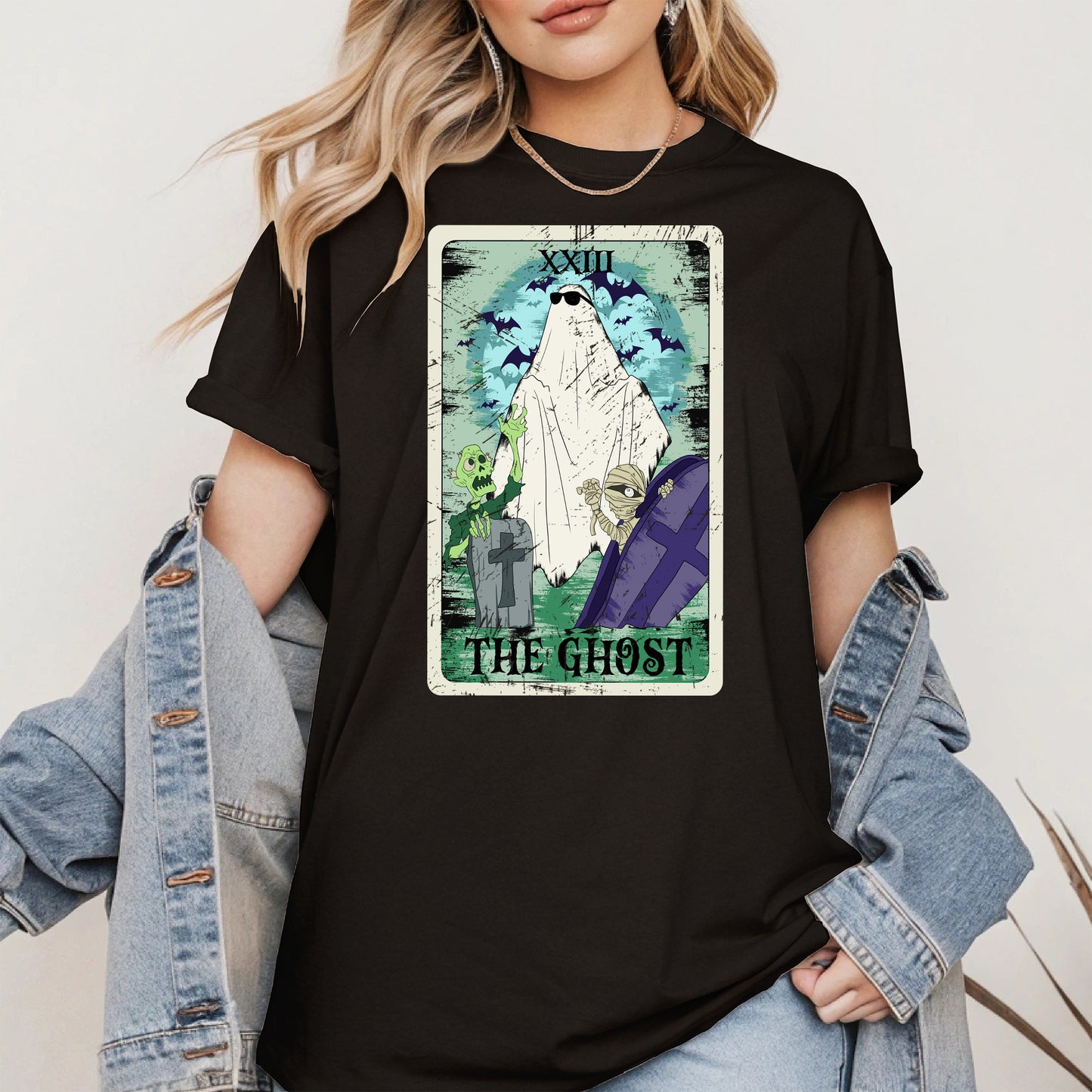 The Ghost Tarot Halloween Shirt