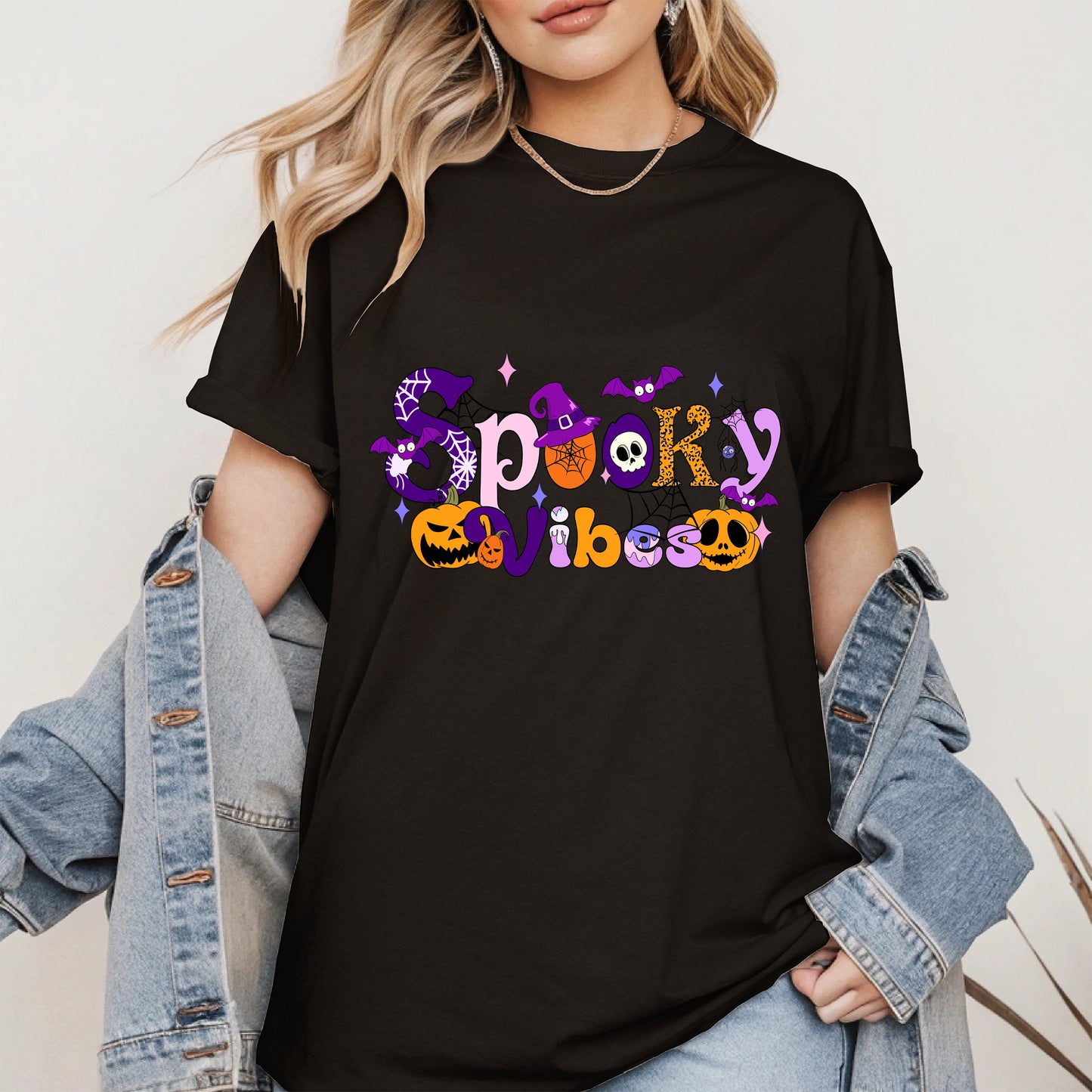 Spooky Vibes Halloween Sweatshirt