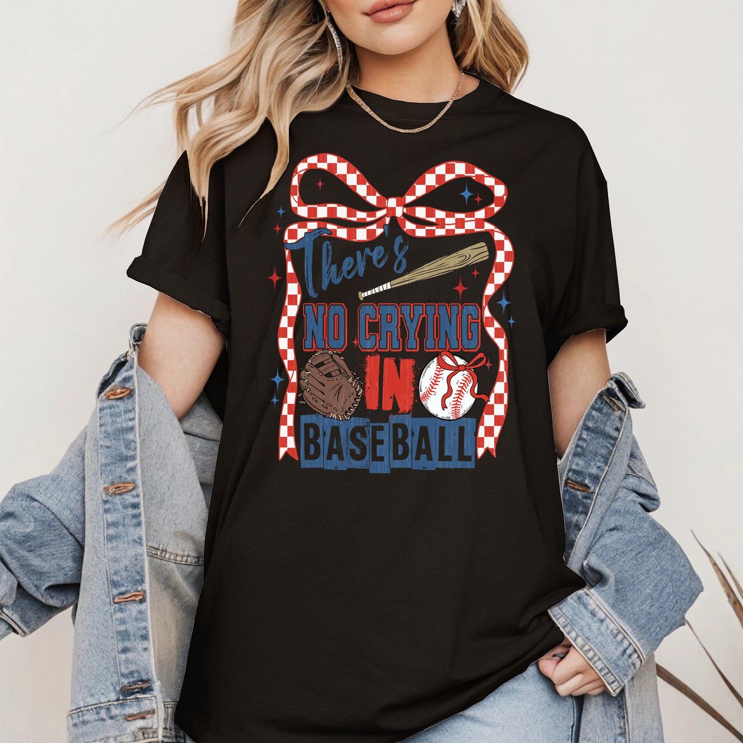 No Crying in Baseball Shirt Sport Tee Hoodie Sweatshirt Gift