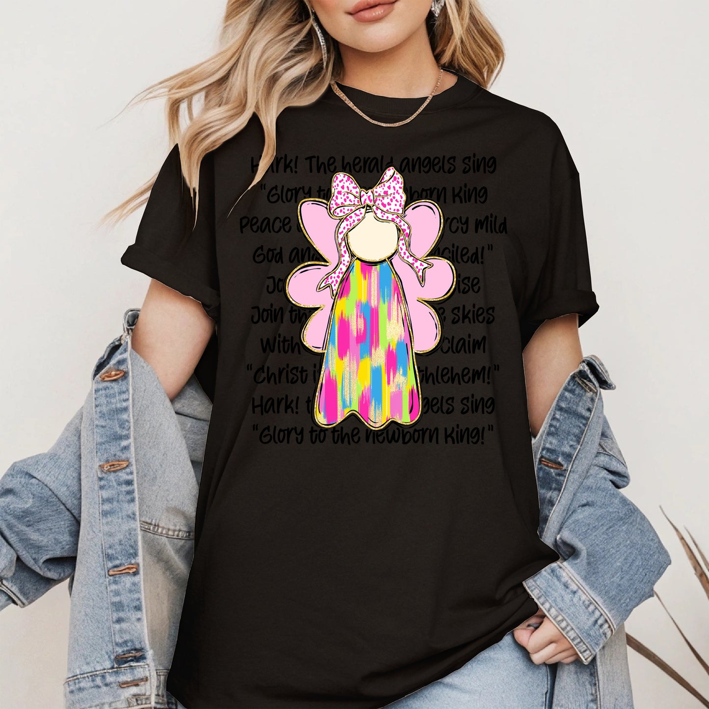Colorful Angel Christmas Shirt