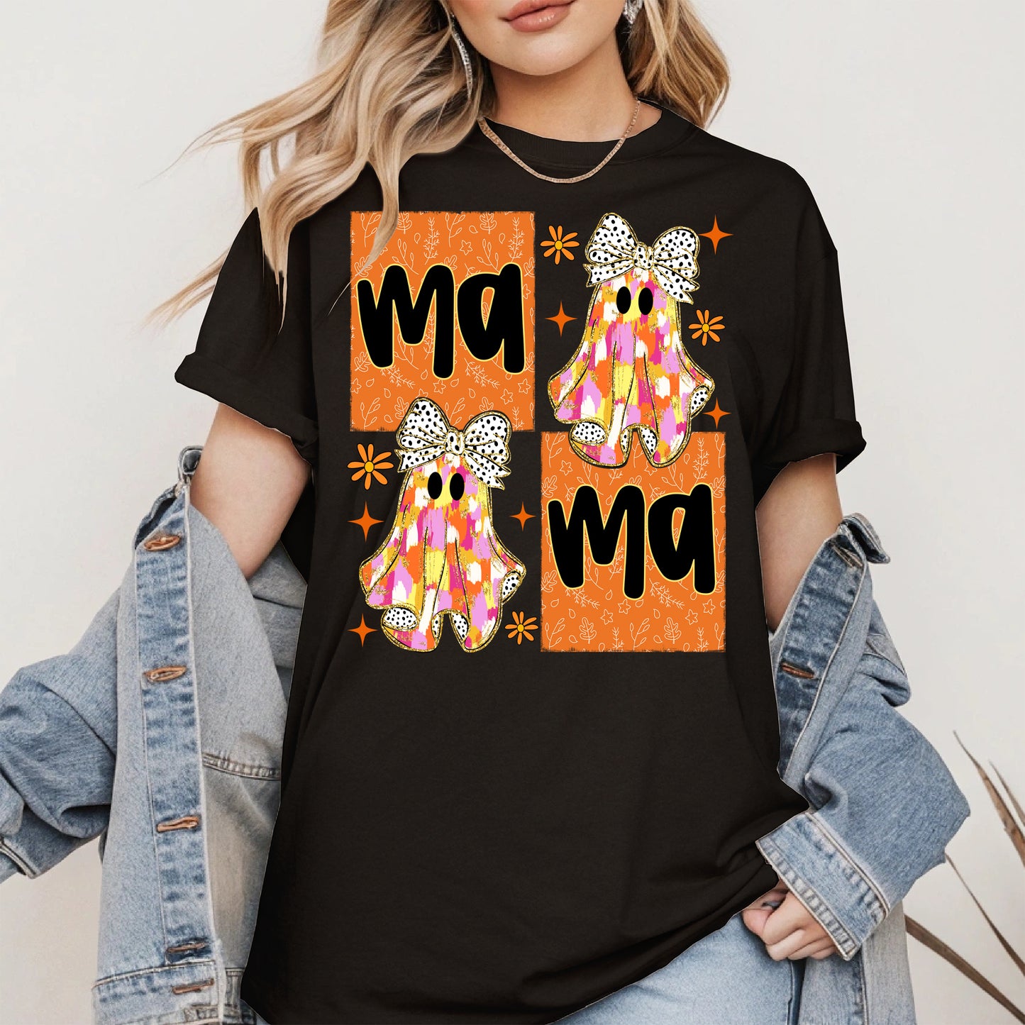 Mama Boo Ghost halloween shirt