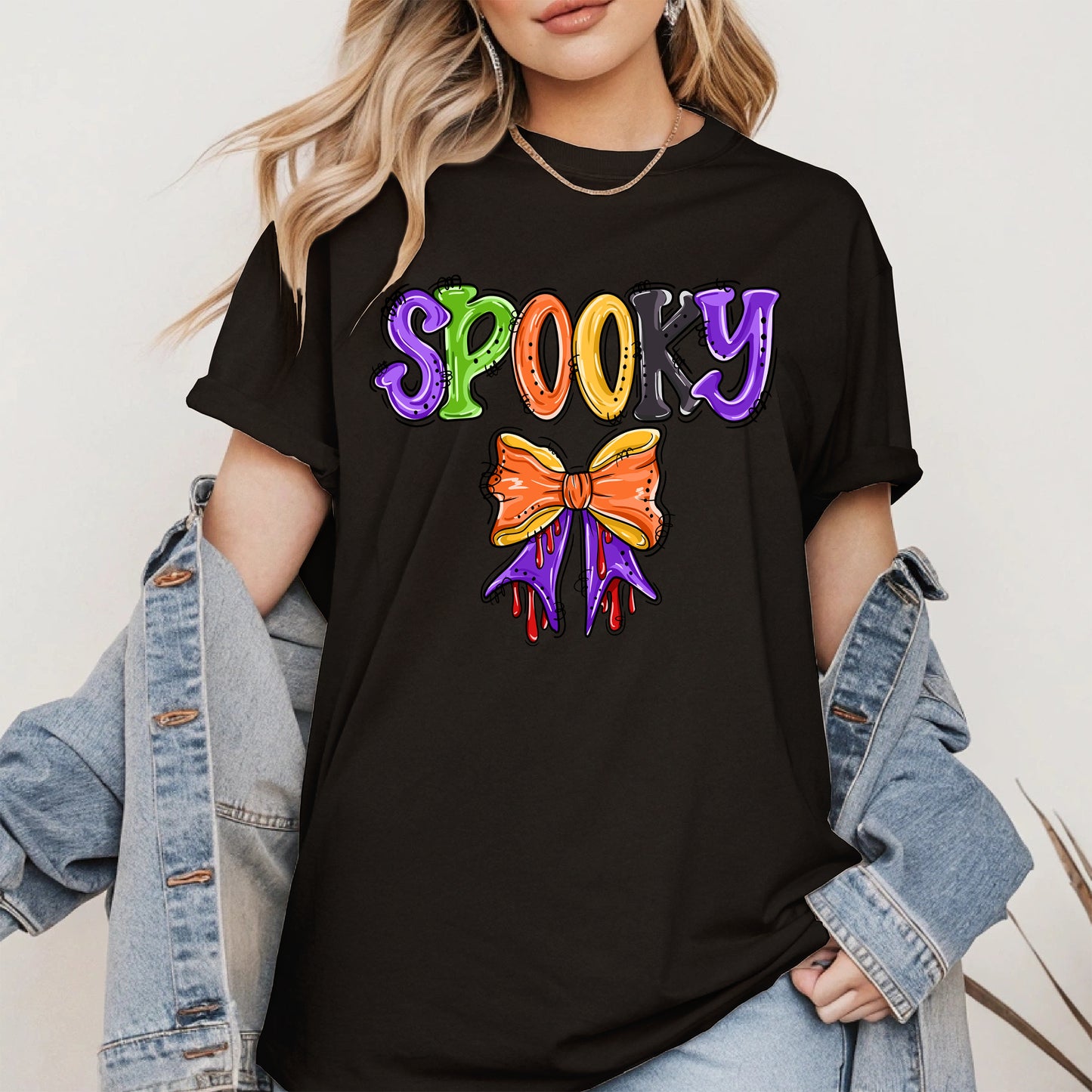 Spooky Letter Hand-drawing shirt