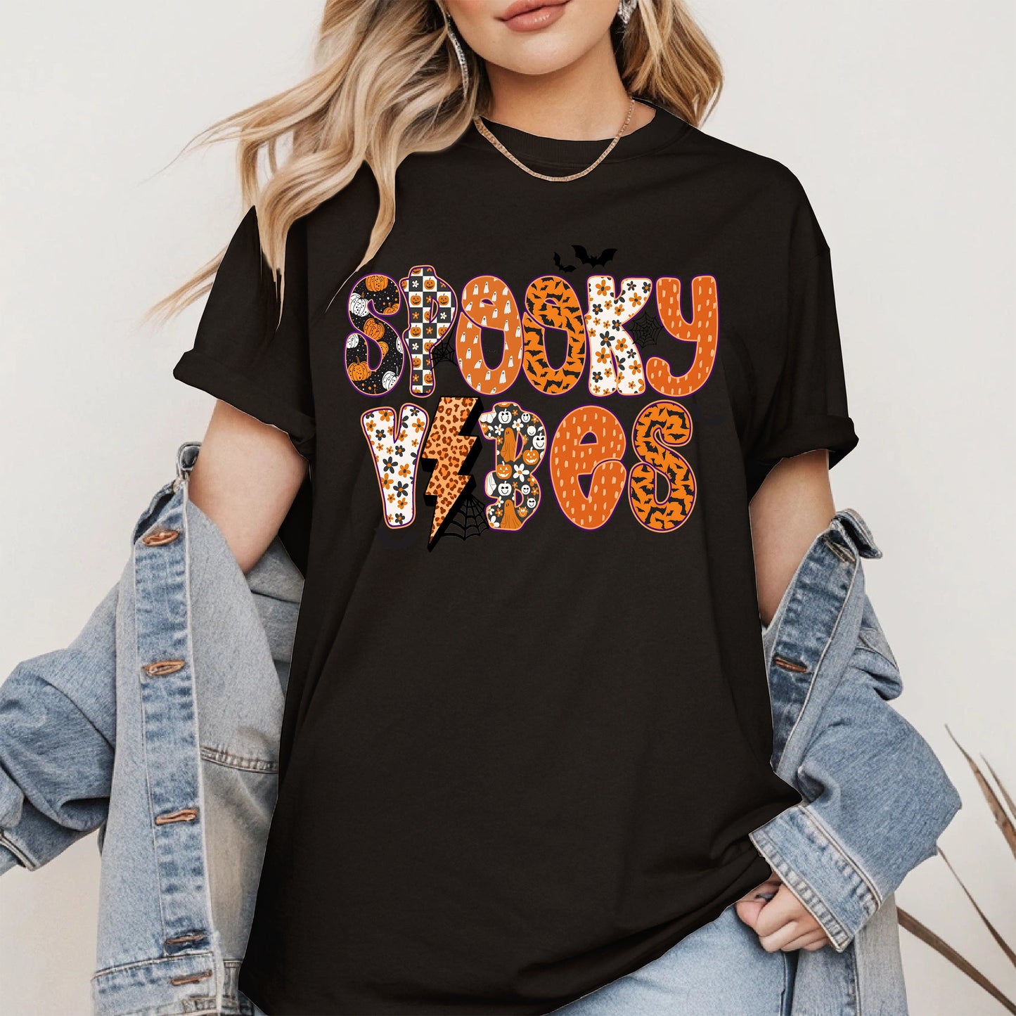 Spooky vibes halloween shirt