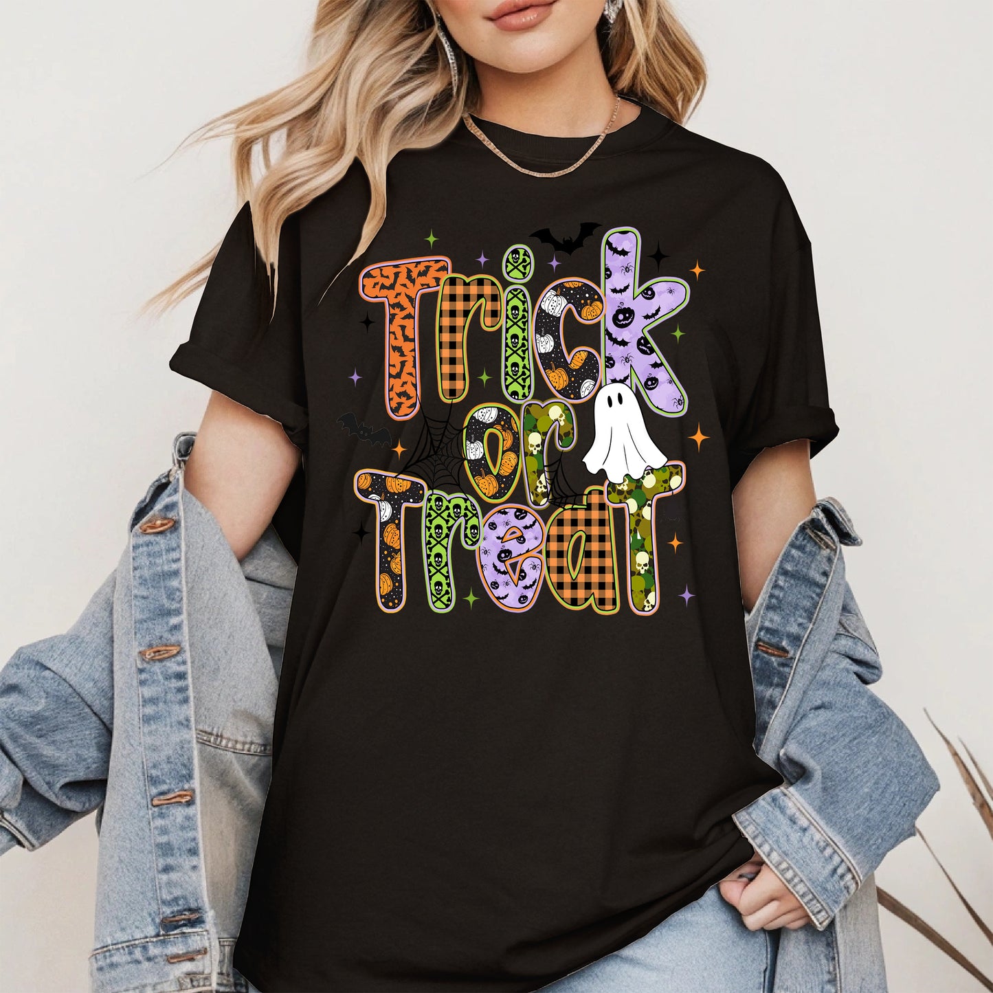 Trick or treat halloween shirt