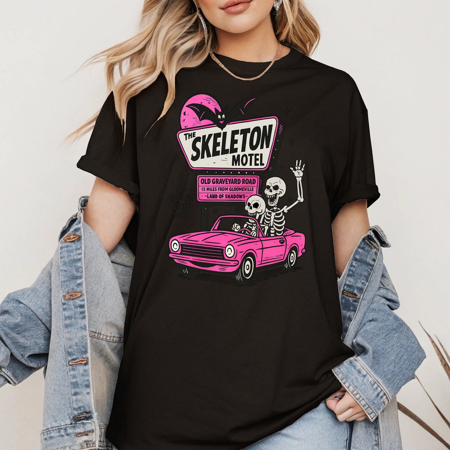 The Skeleton Hotel halloween shirt