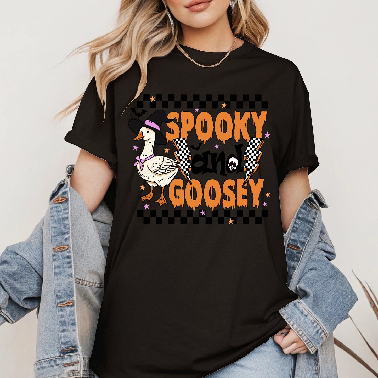 Spooky and goosey halloween shirt