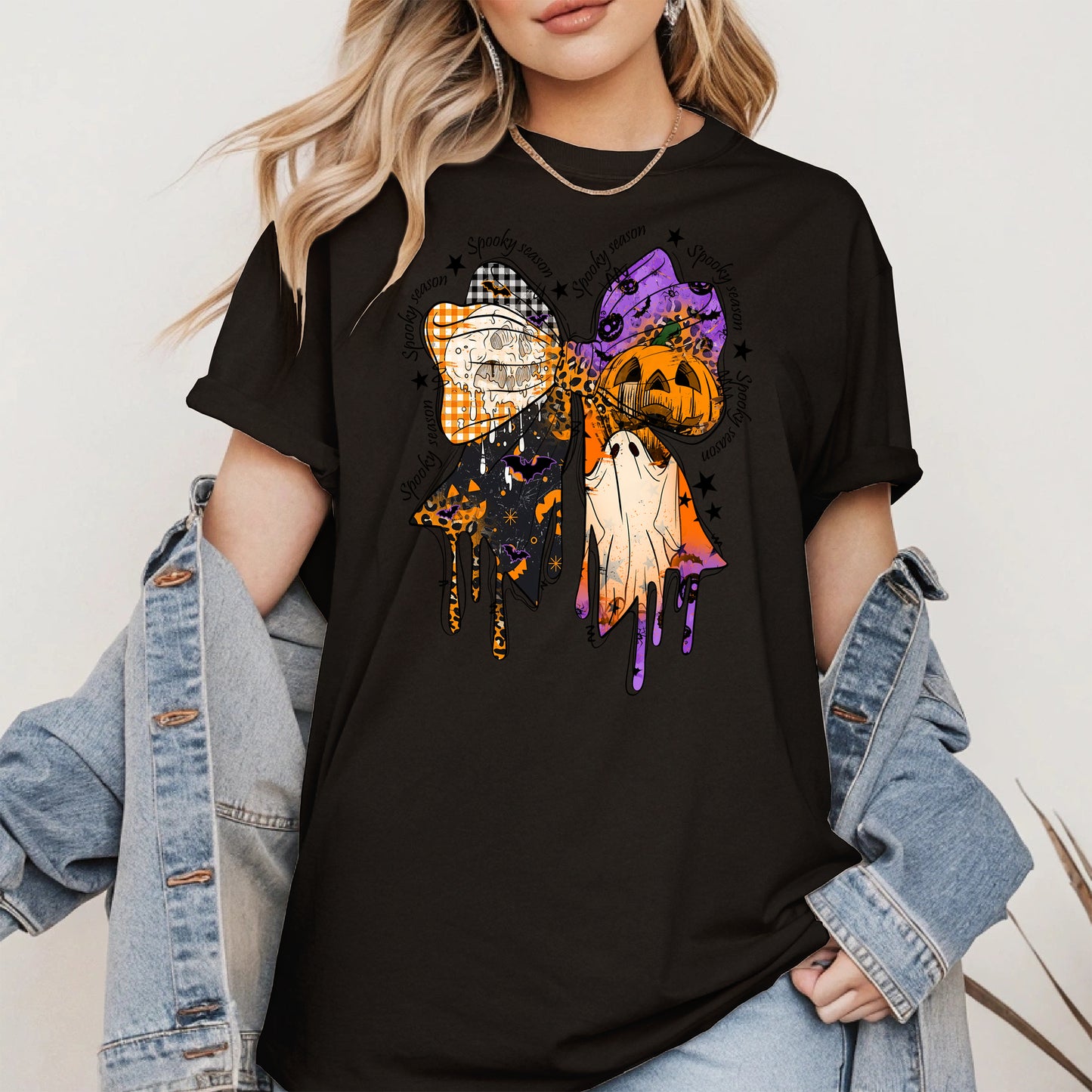 Halloween Coquette Bow shirt and hoodie