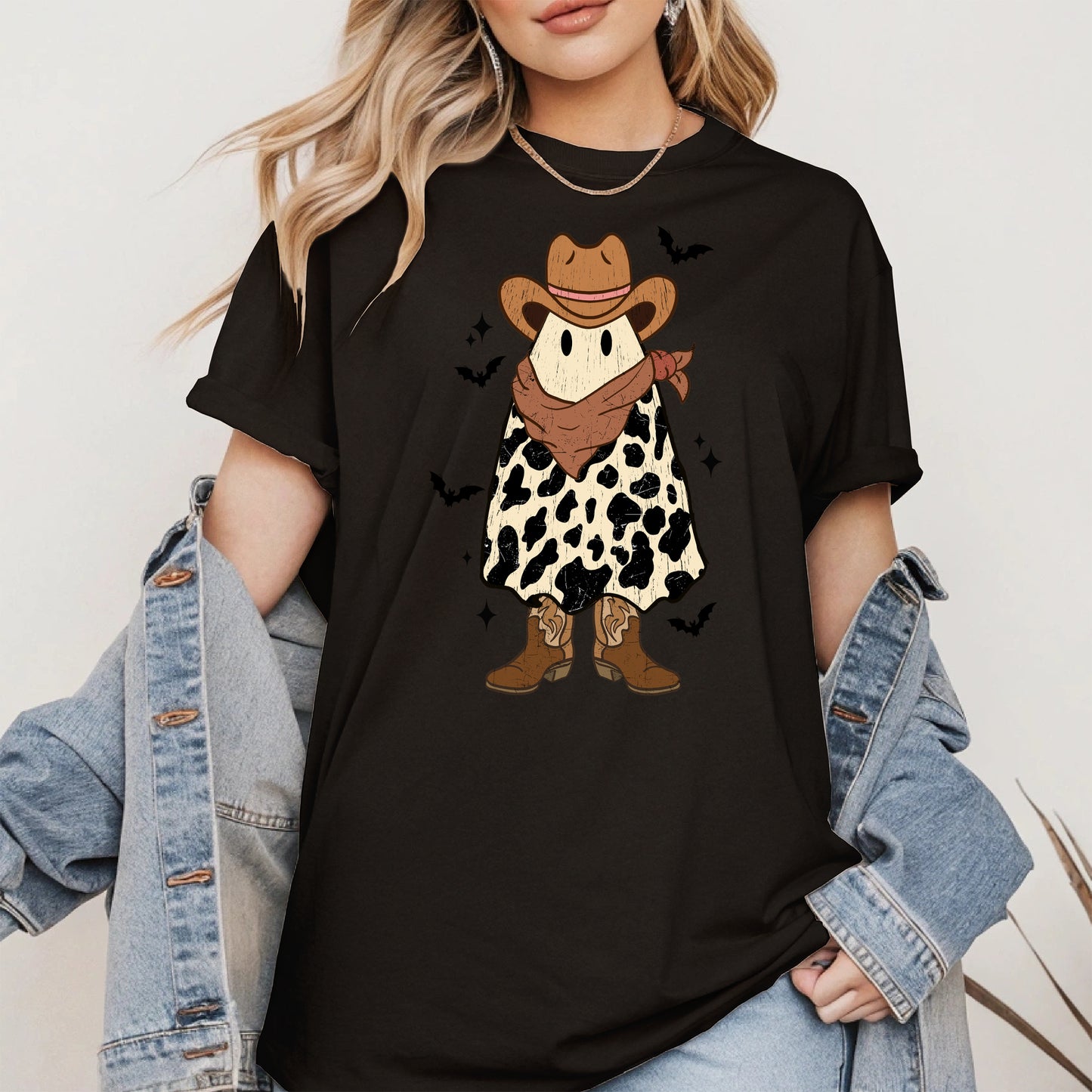 Western Boo Ghost halloween shirt