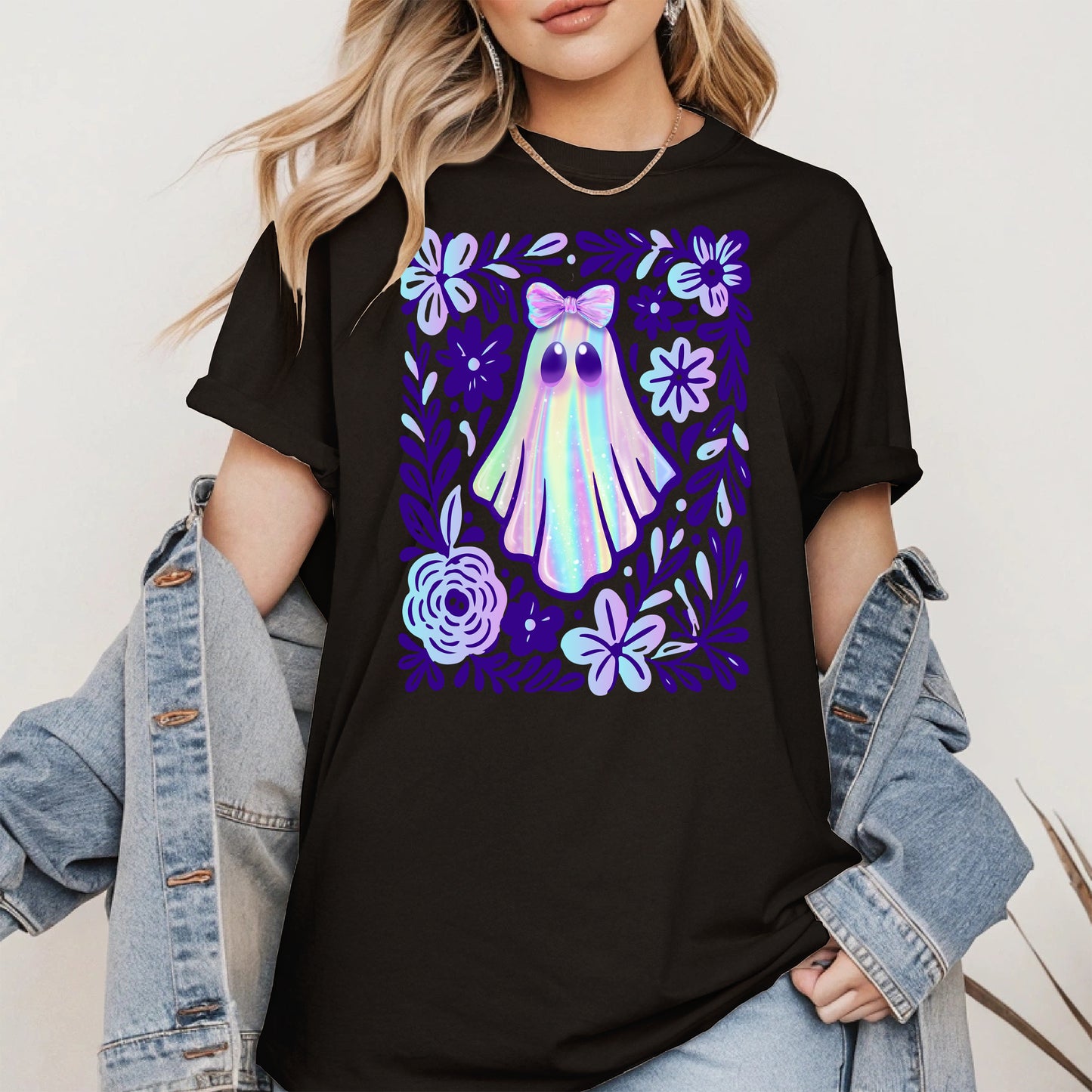 Iridescent Ghost halloween shirt