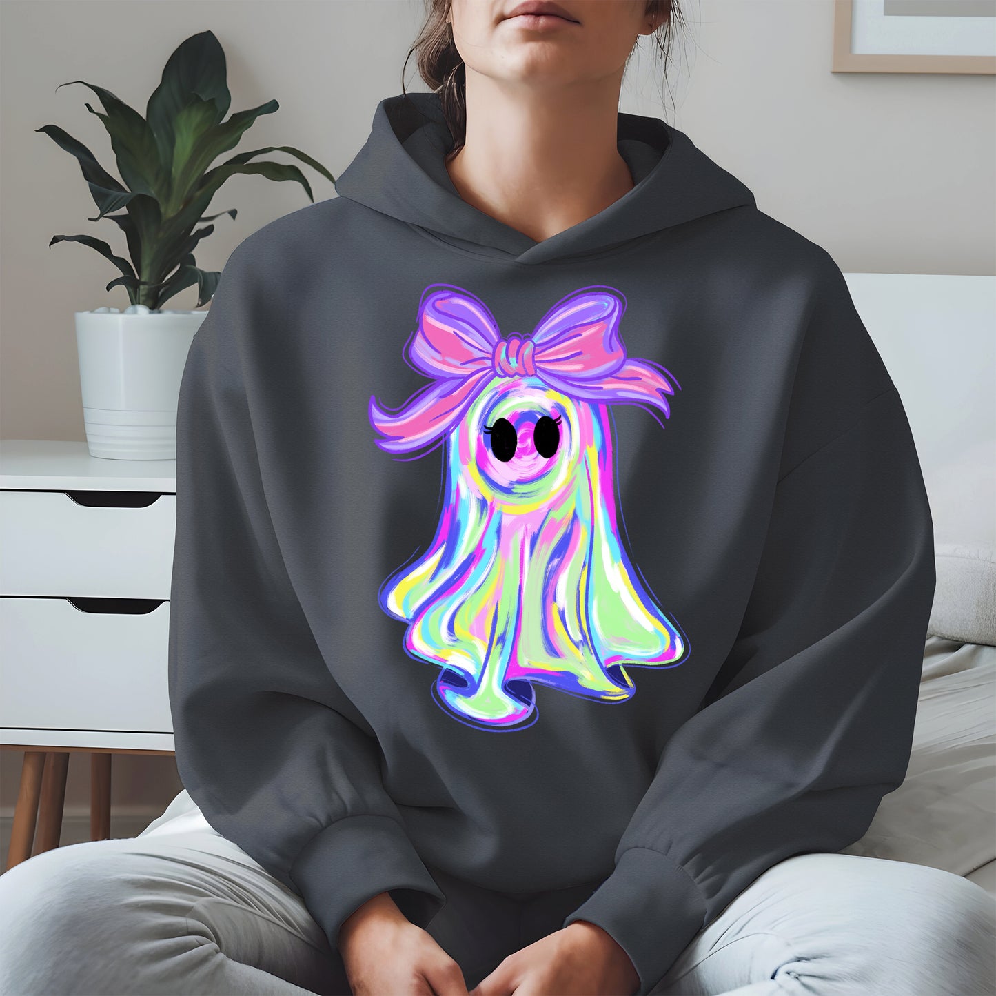 Pastel Ghost Shirt Hoodie Sweatshirt for Halloween Vibes