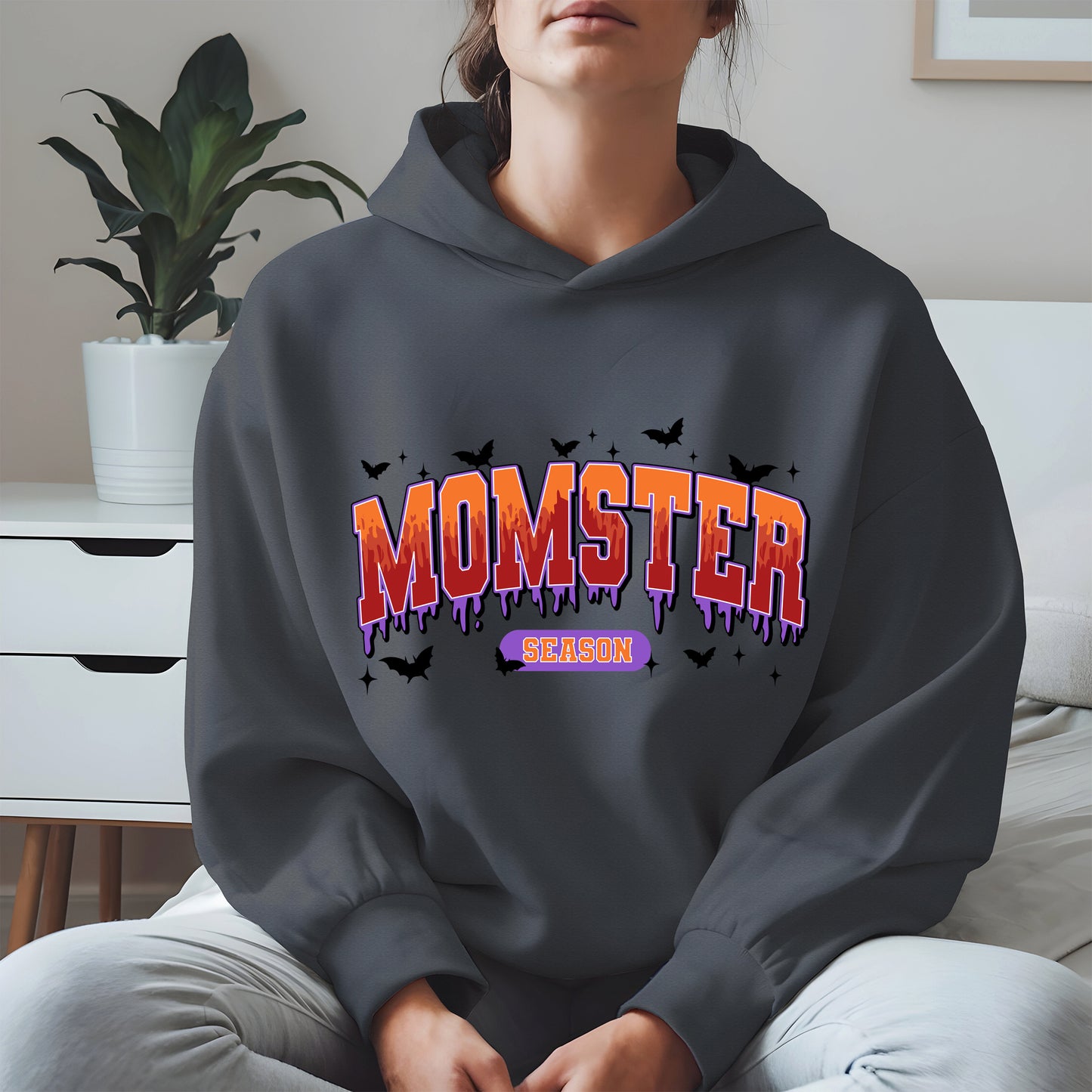 Momster Season Shirt Hoodie Sweatshirt for Halloween Moms