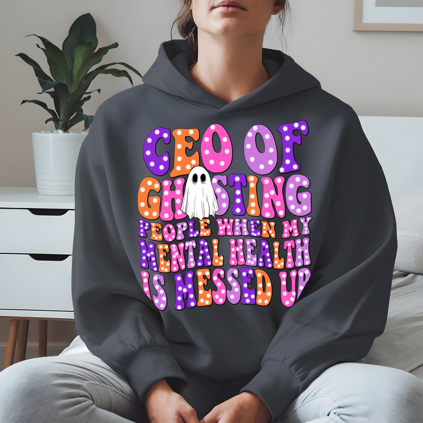 CEO of Ghosting Mental Health Shirt - Funny Ghost Tee